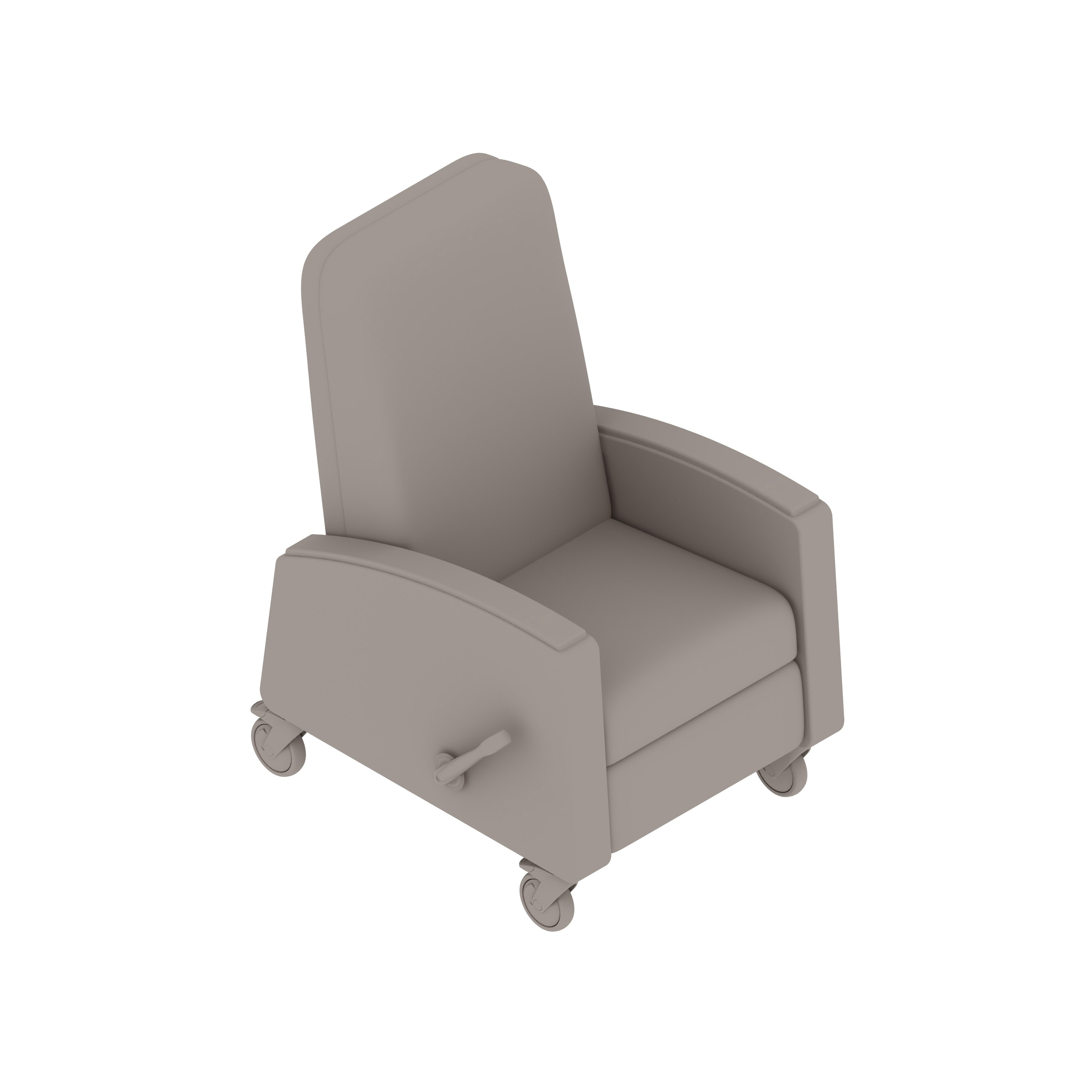 A generic rendering - Gemma Recliner | Compact