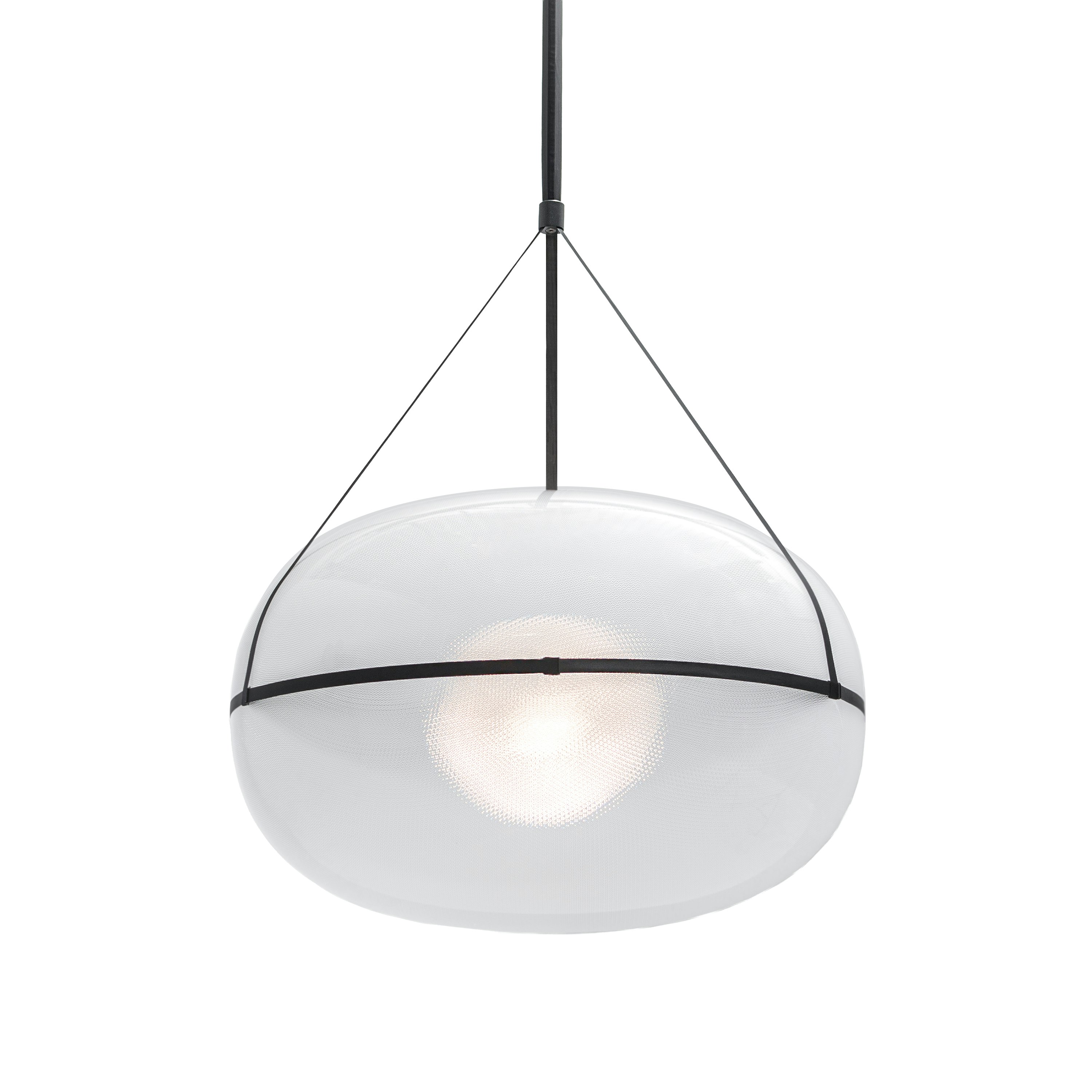 Iris Pendant - 35 in - A/A - Black