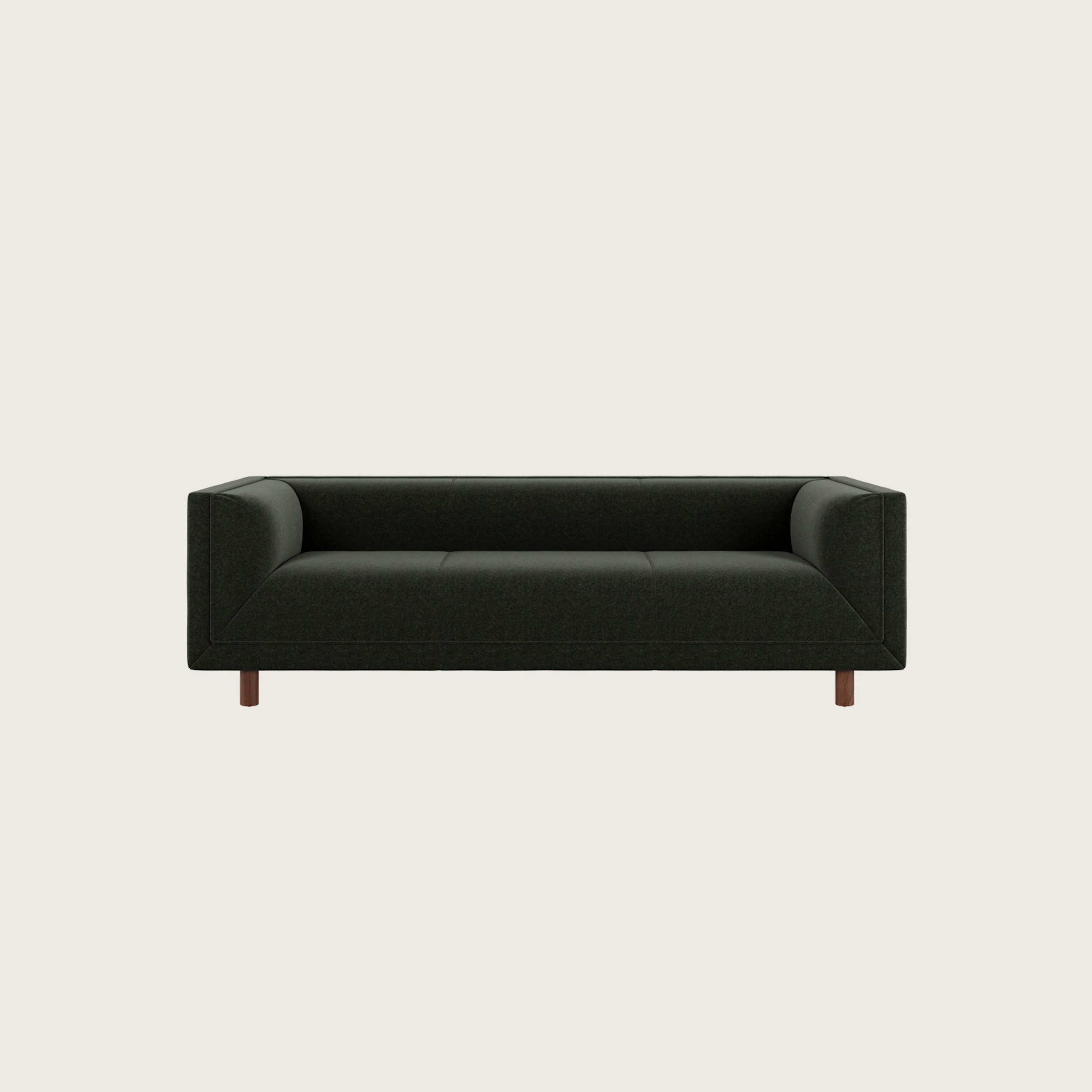 Rolled Arm Sofa 84, Pecora, Hunter, Walnut
