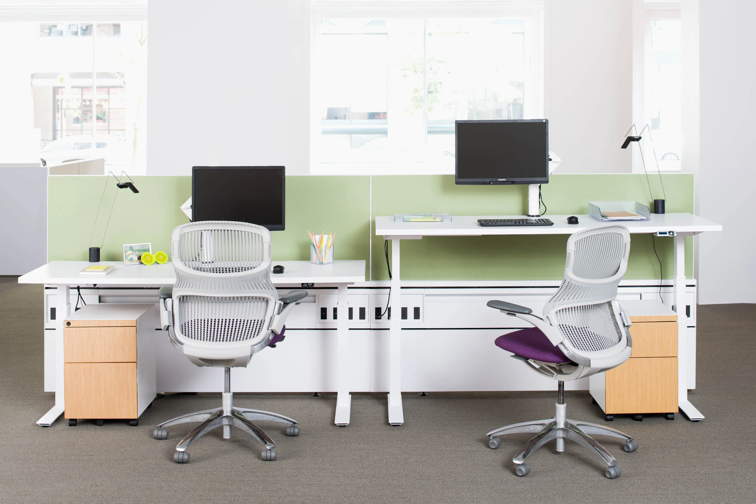 Knoll Tone Standing Height Tables