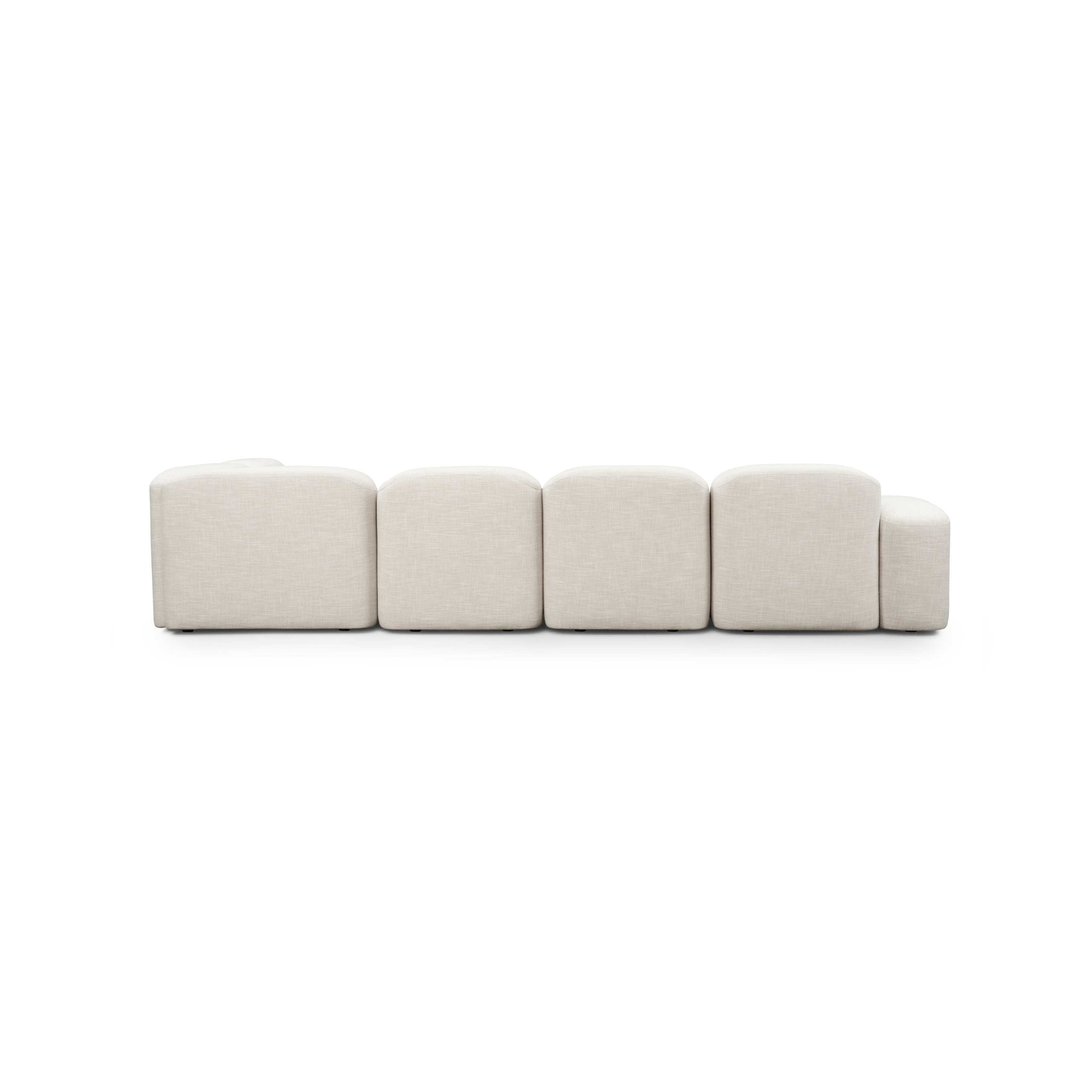 Muse Corner Sectional Chaise - Five Seat, Byron, Oyster, LAF