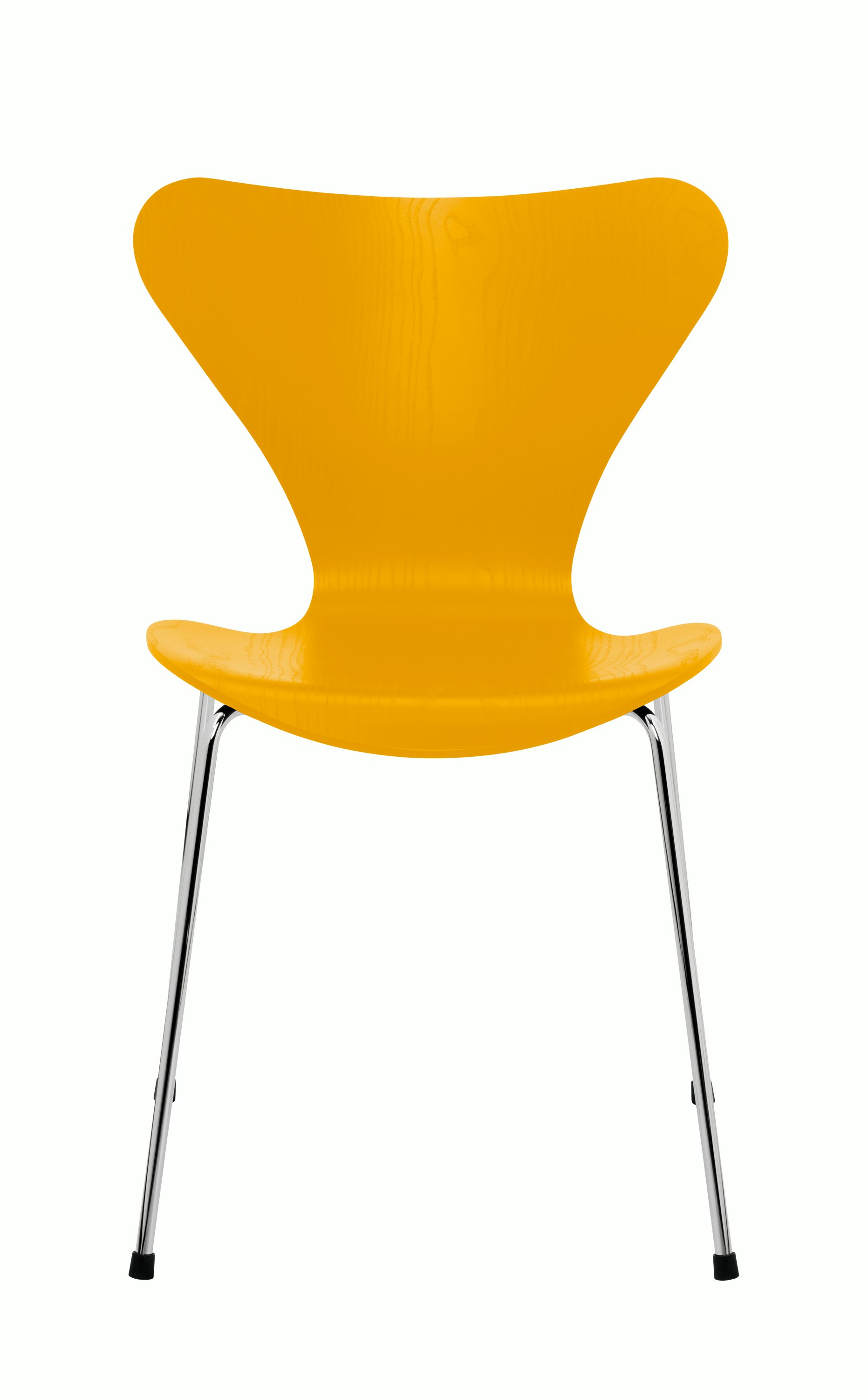 Series 7 Chair - Colored Ash, True Yellow, Chromed Steel