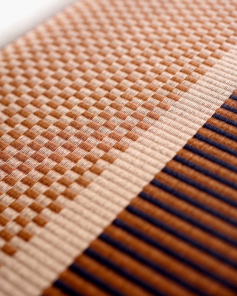 San Francisco Paper Yarn Rug - Brown_Natural, 6 x 9