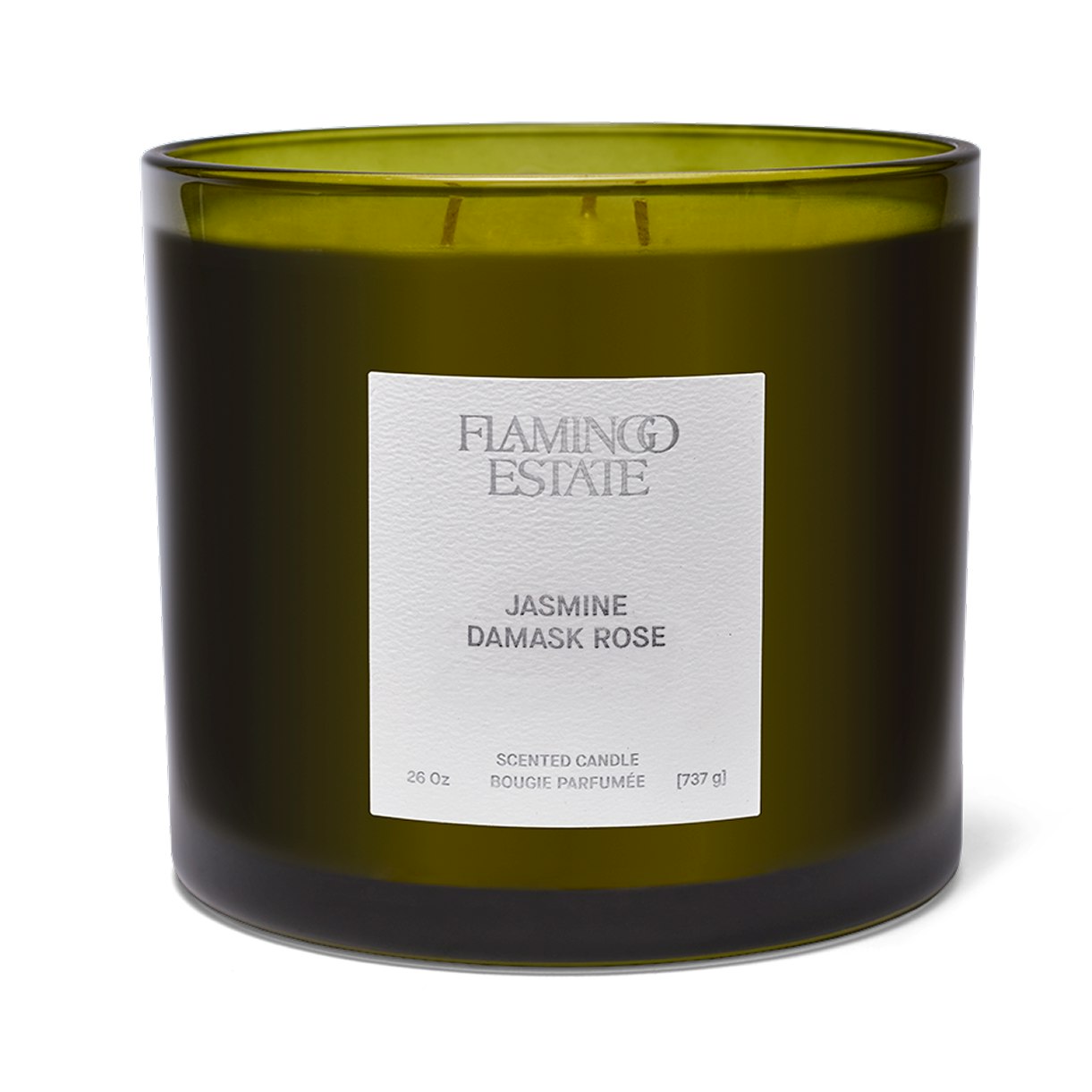Flamingo Estate 26oz Scented Candle - Jasmine Damask Rose