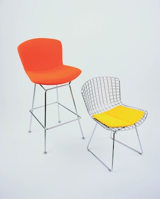 Bertoia side char and barstool