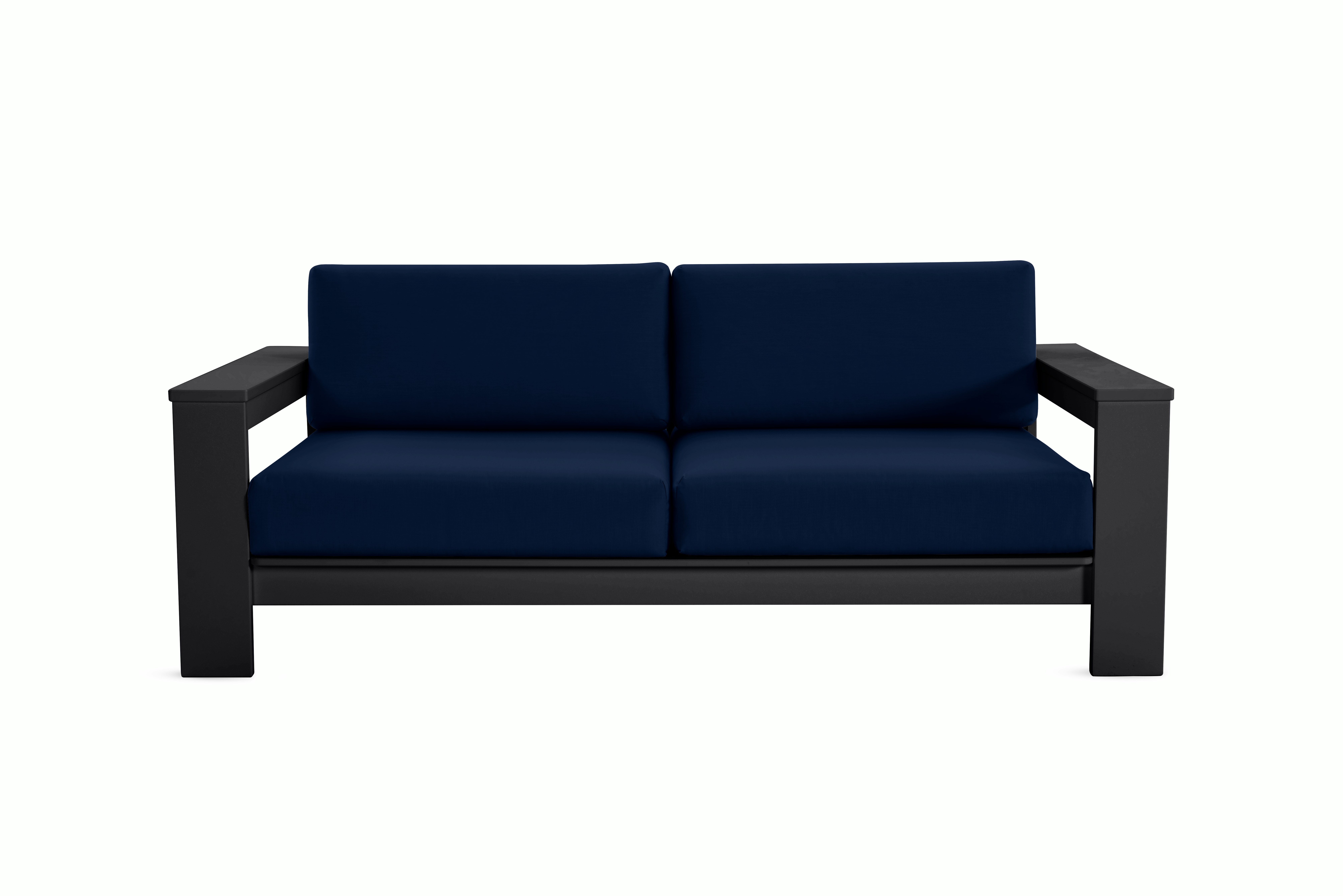 Pepin Sofa - black,  navy-blue