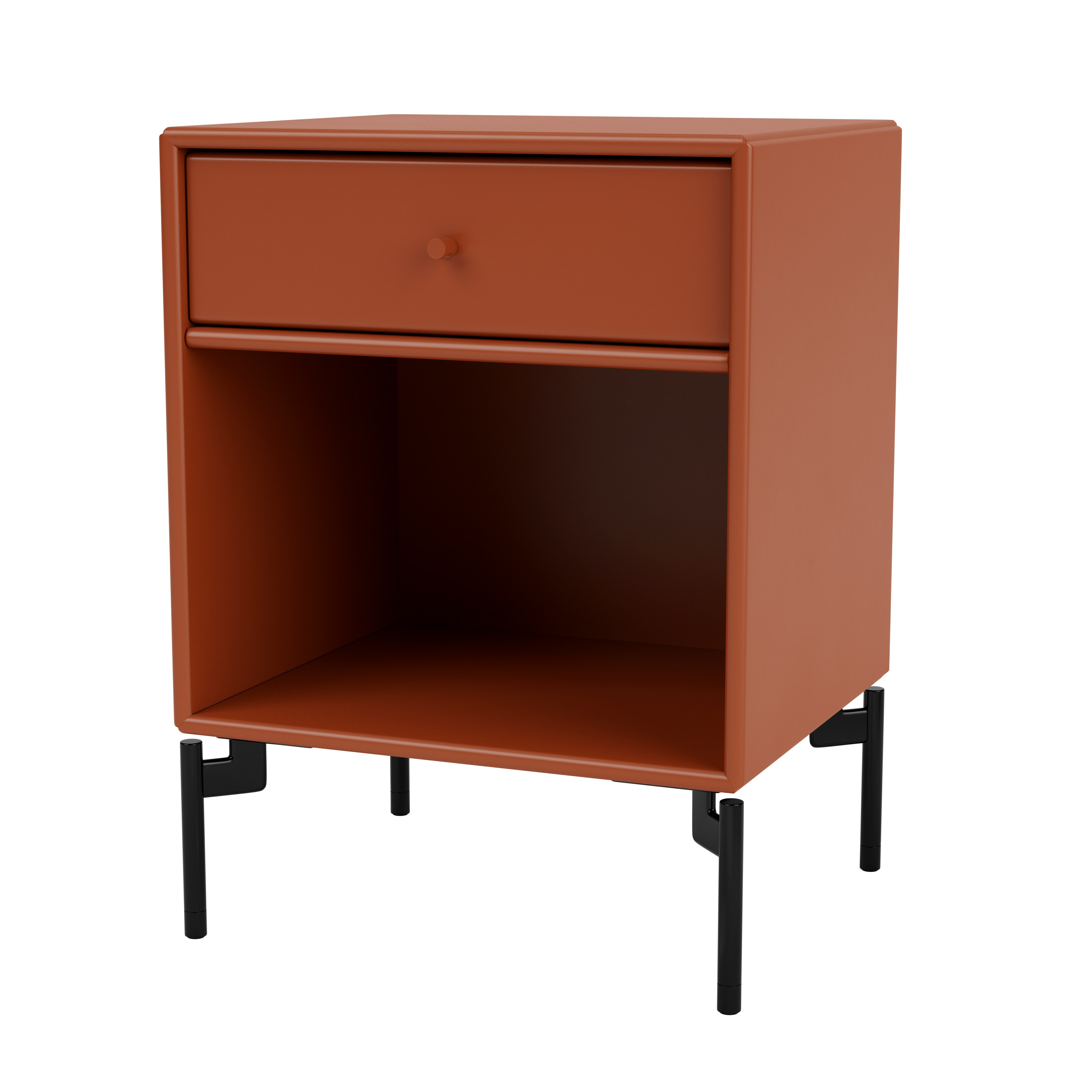 Dream Bedside Table - Hokkaido, Black Legs