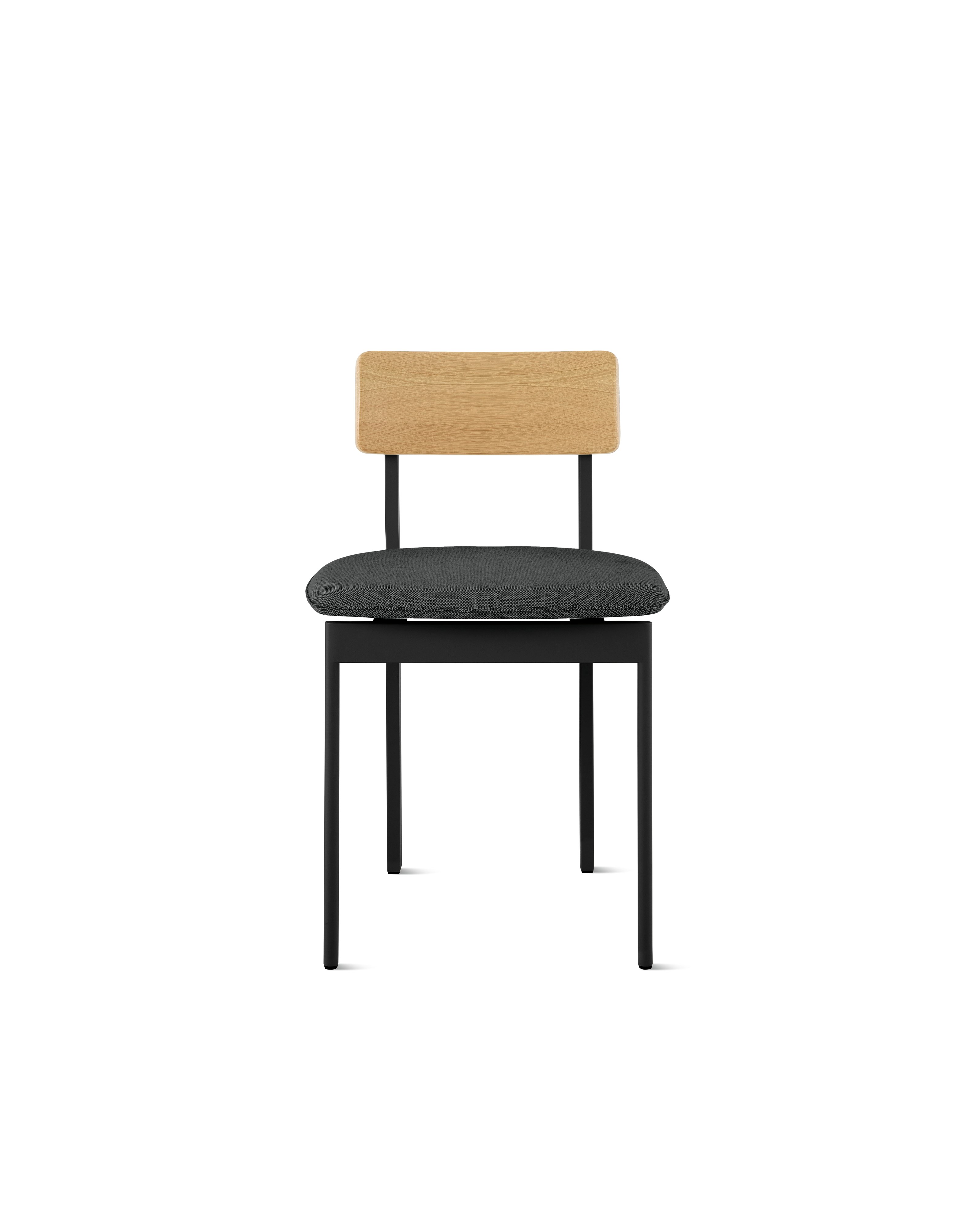 Betwixt Mixed Materials Chair - side chair,  black,  oak,  terra