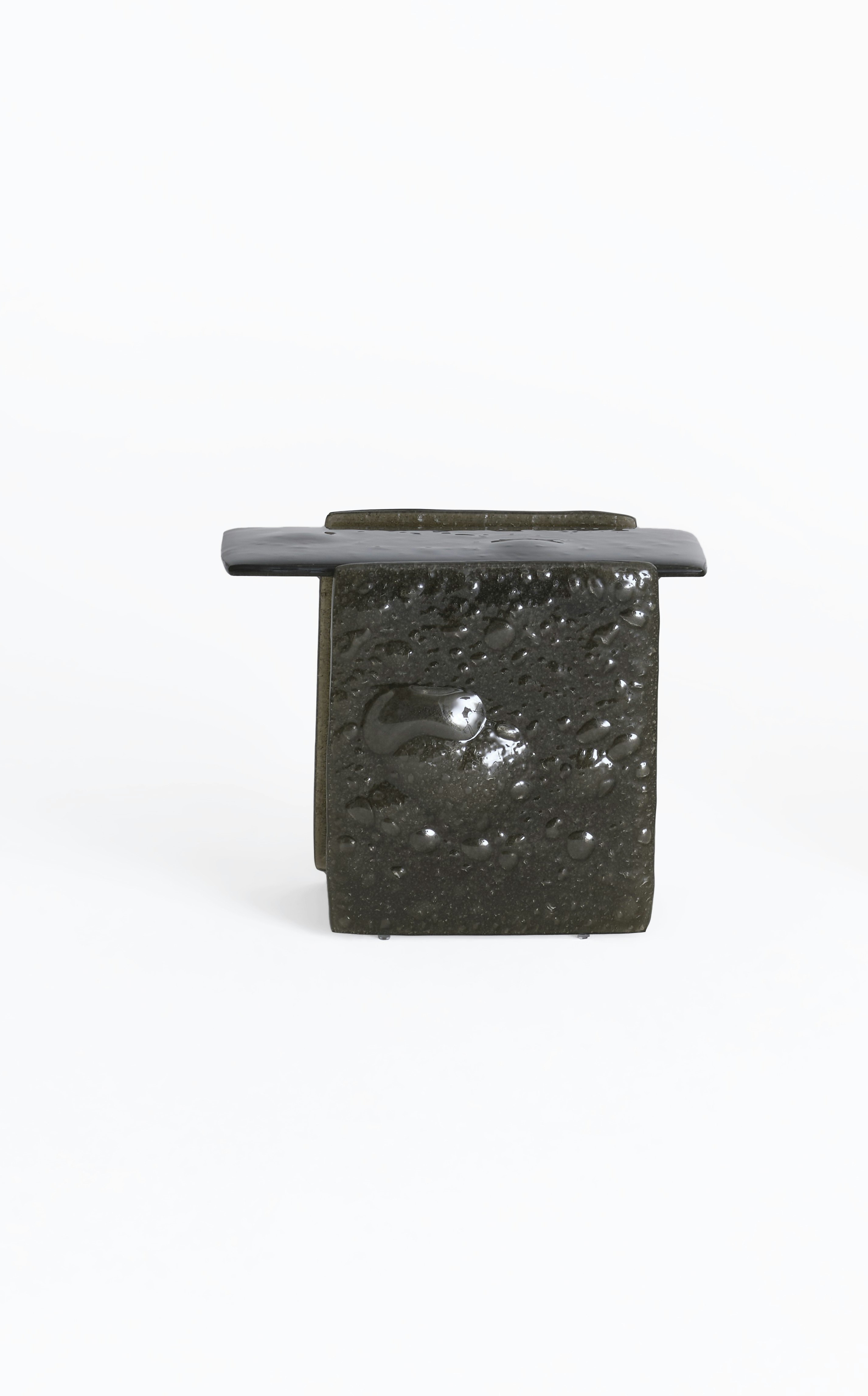 Opalia Side Table - Bronze Glass, Bronze