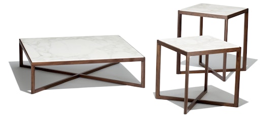 Krusin Side Tables with Calacatta marble
