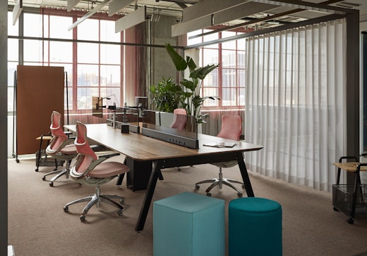 knoll design days rockwell unscripted sawhorse workbench generation by knoll 10th anniversary rockwell unscripted upholstered creative wall conversation board