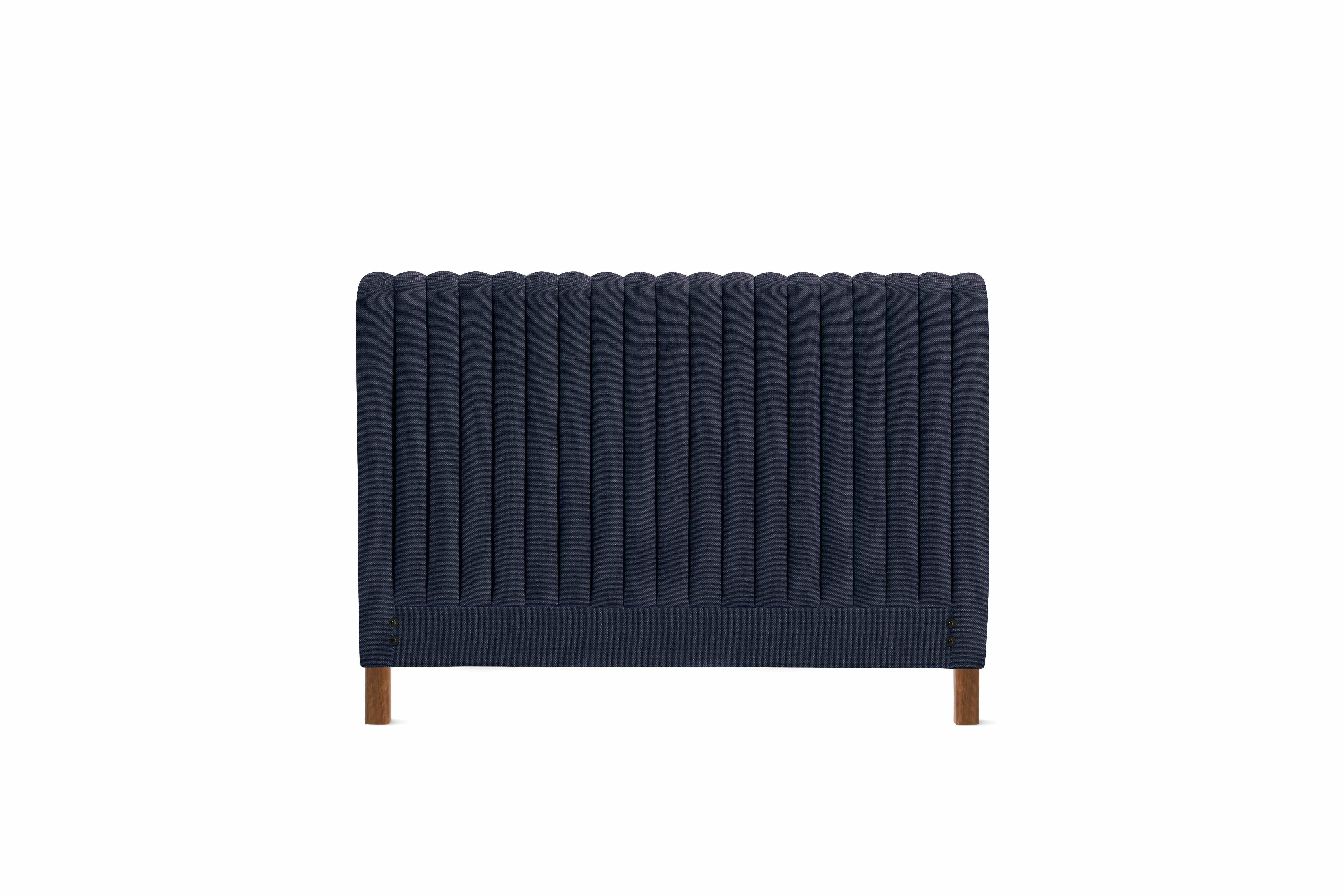 A Charlotte Headboard in Society viewed from an angle.