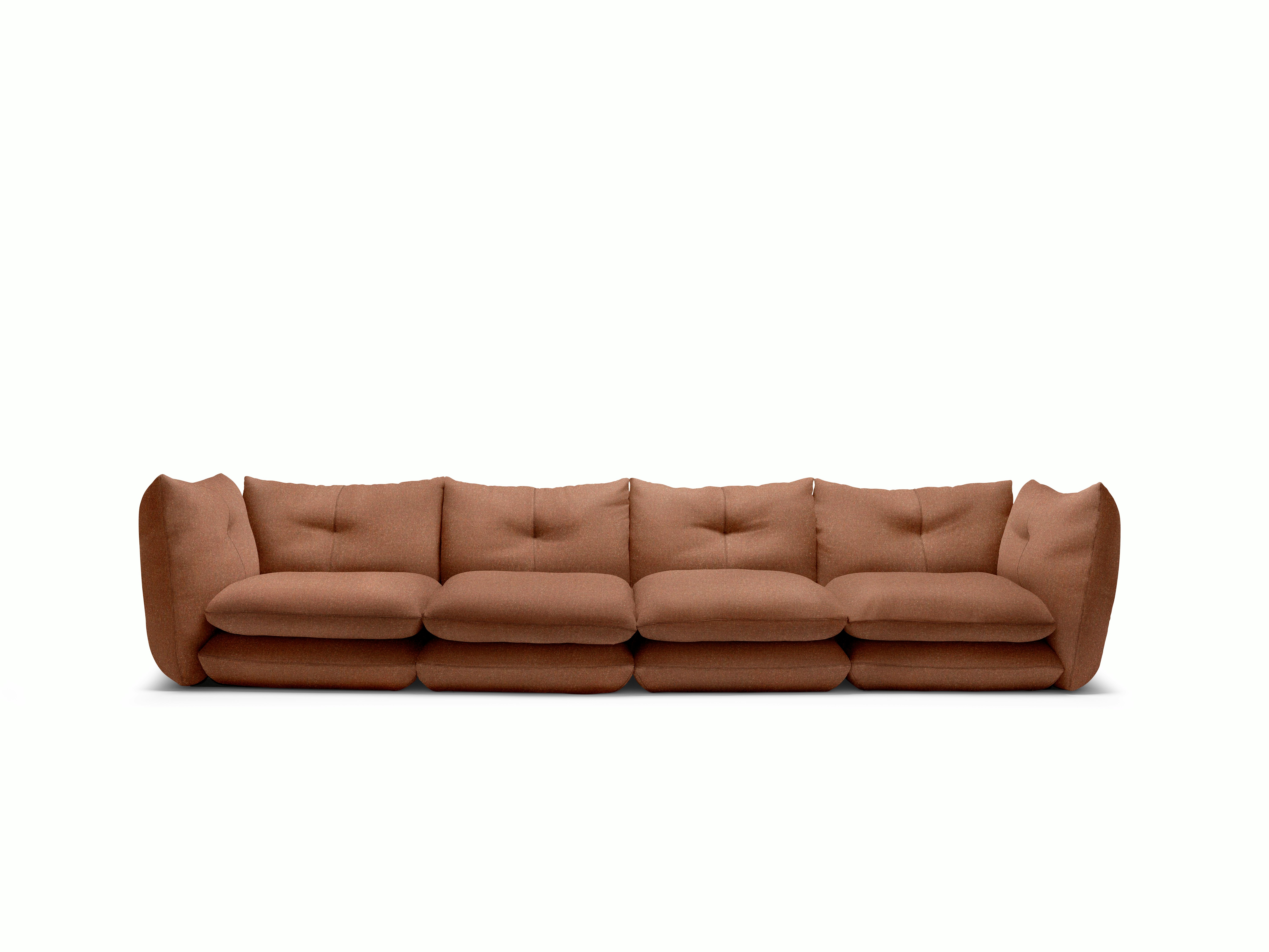 Perron Pillo Sofa, Four Seater