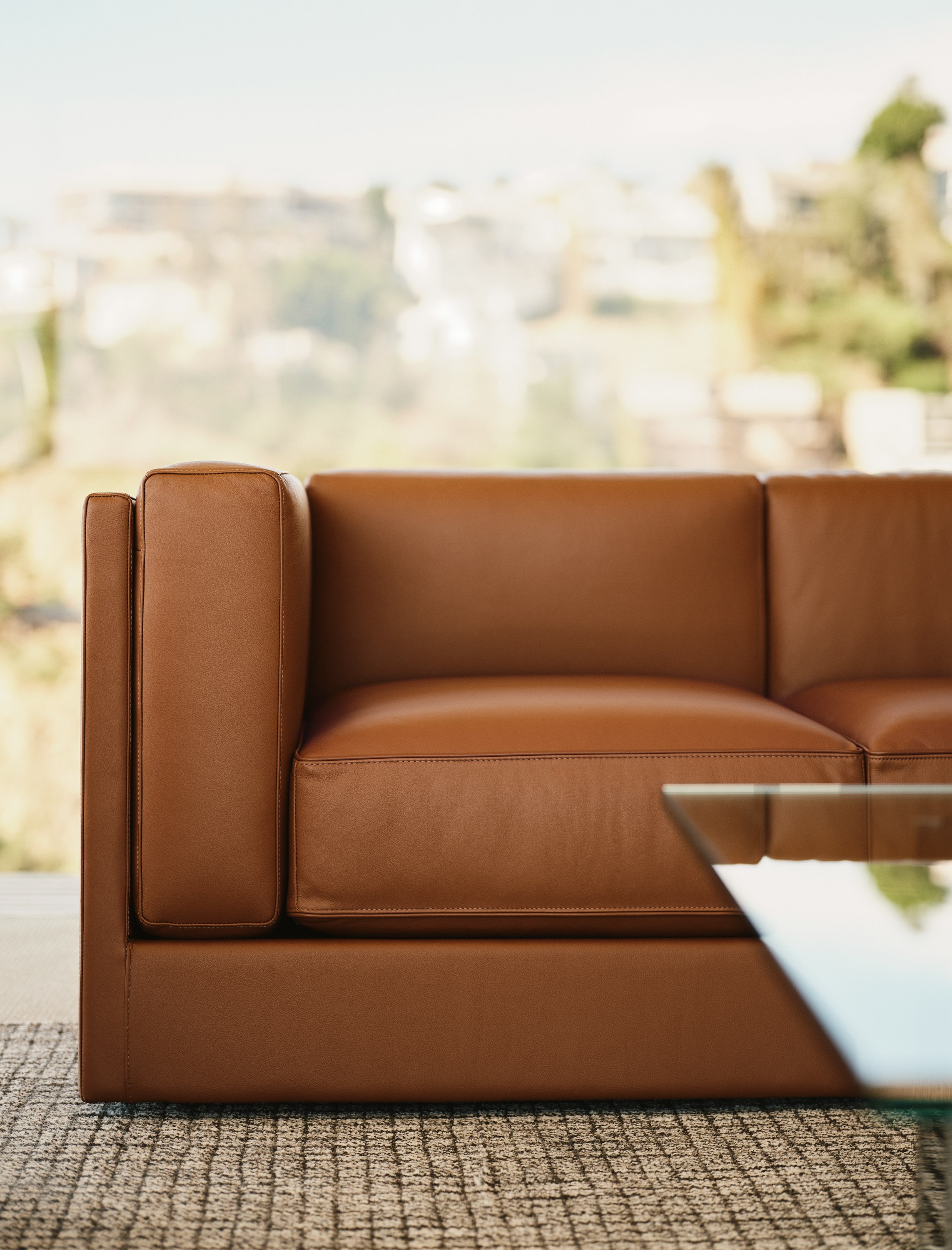 Symme Sofa - Leather Frame