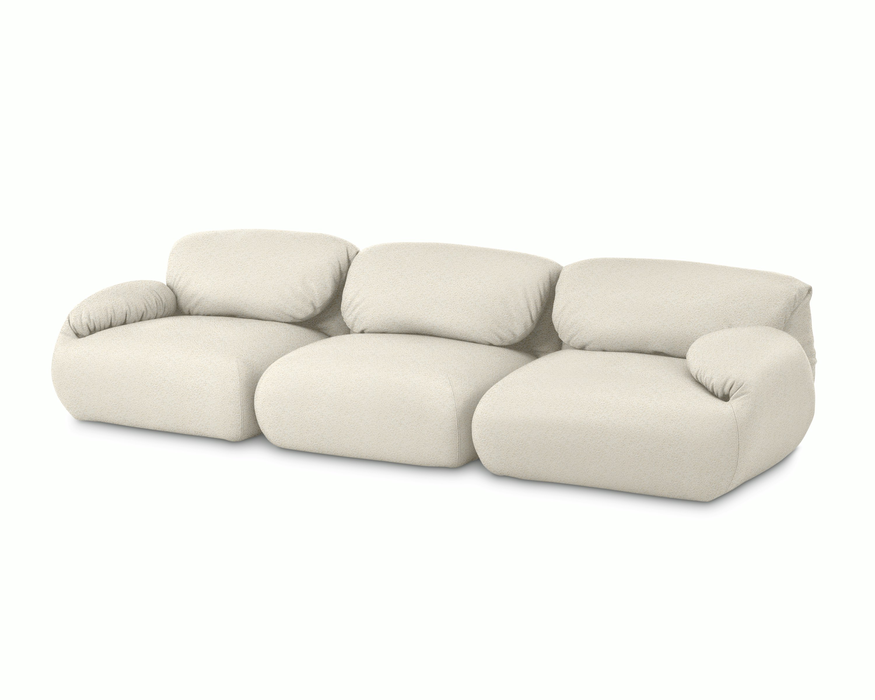 Luva Modular Sofa, Three Seater