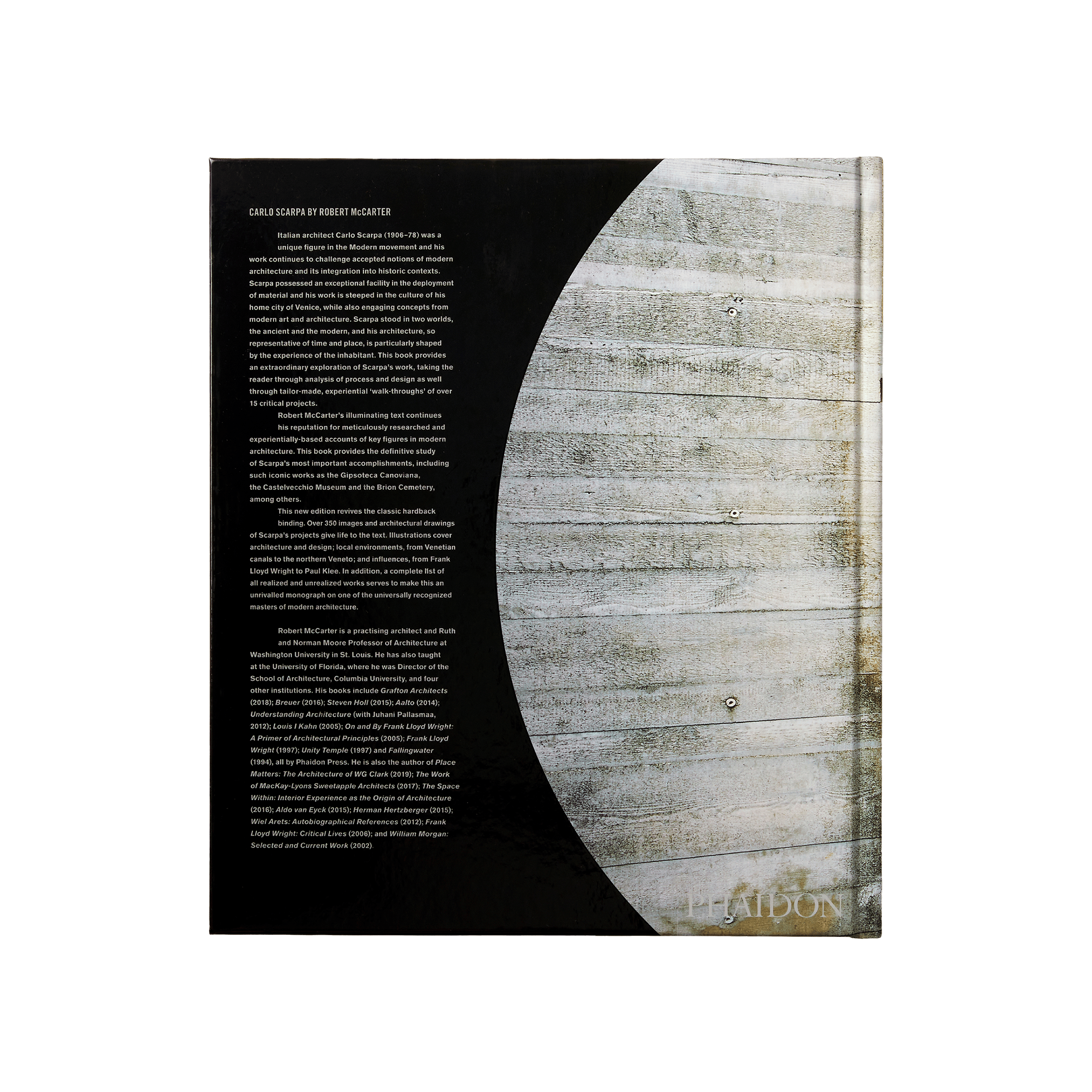 A Carlo Scarpa: Classic format viewed from behind.