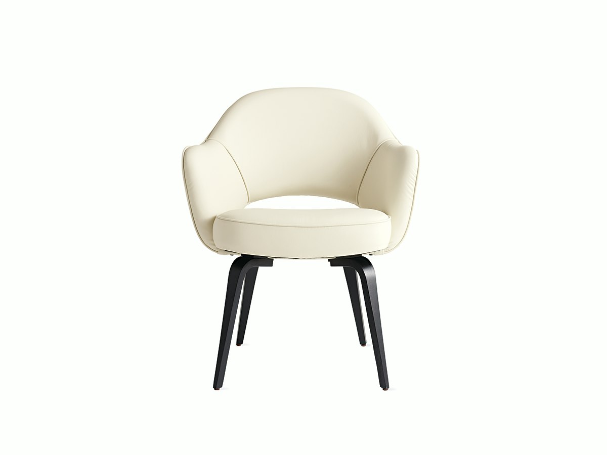 Saarinen Executive Armchair with Wood Legs
