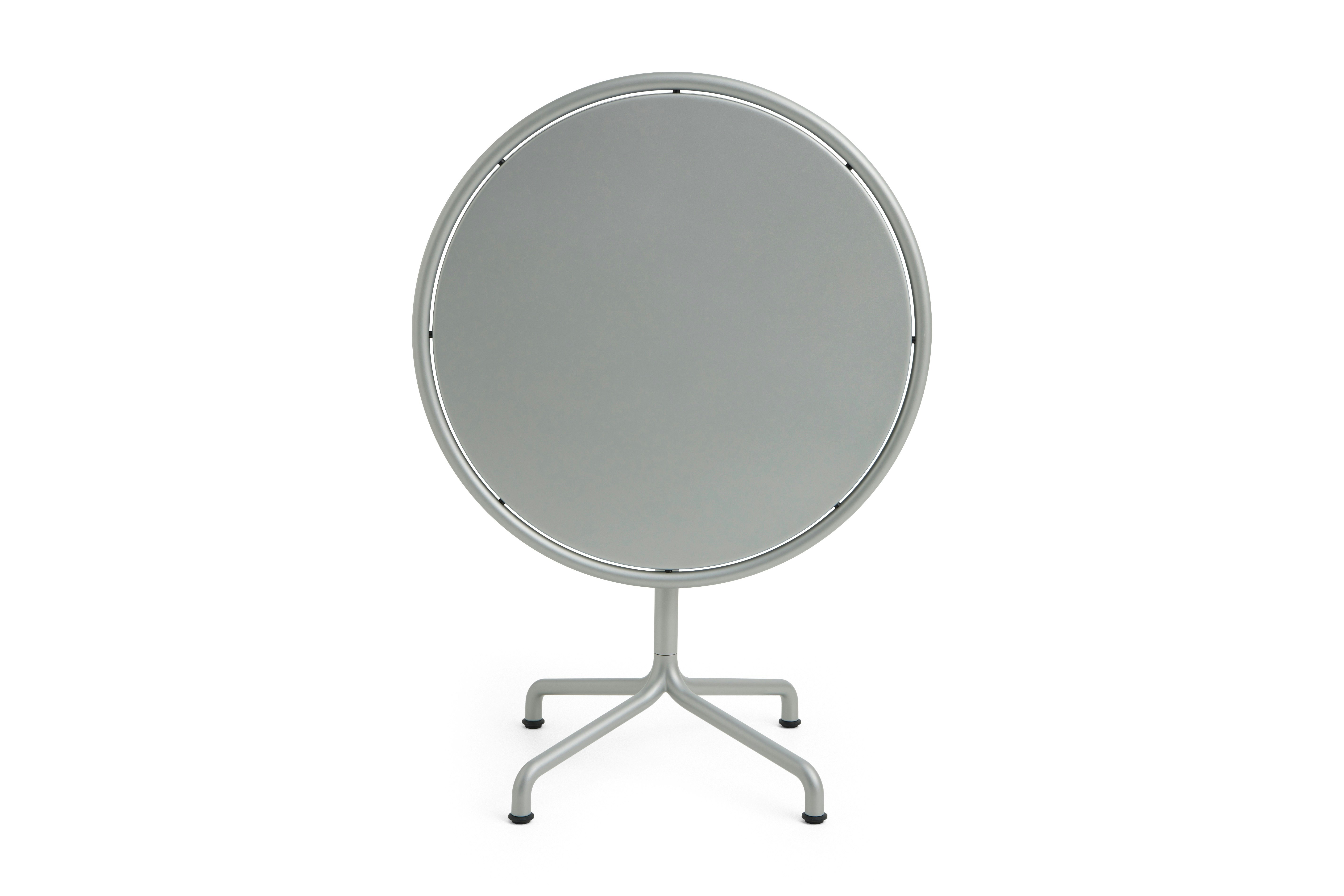 Deville Table - 31.5 Inch, Silver Grey