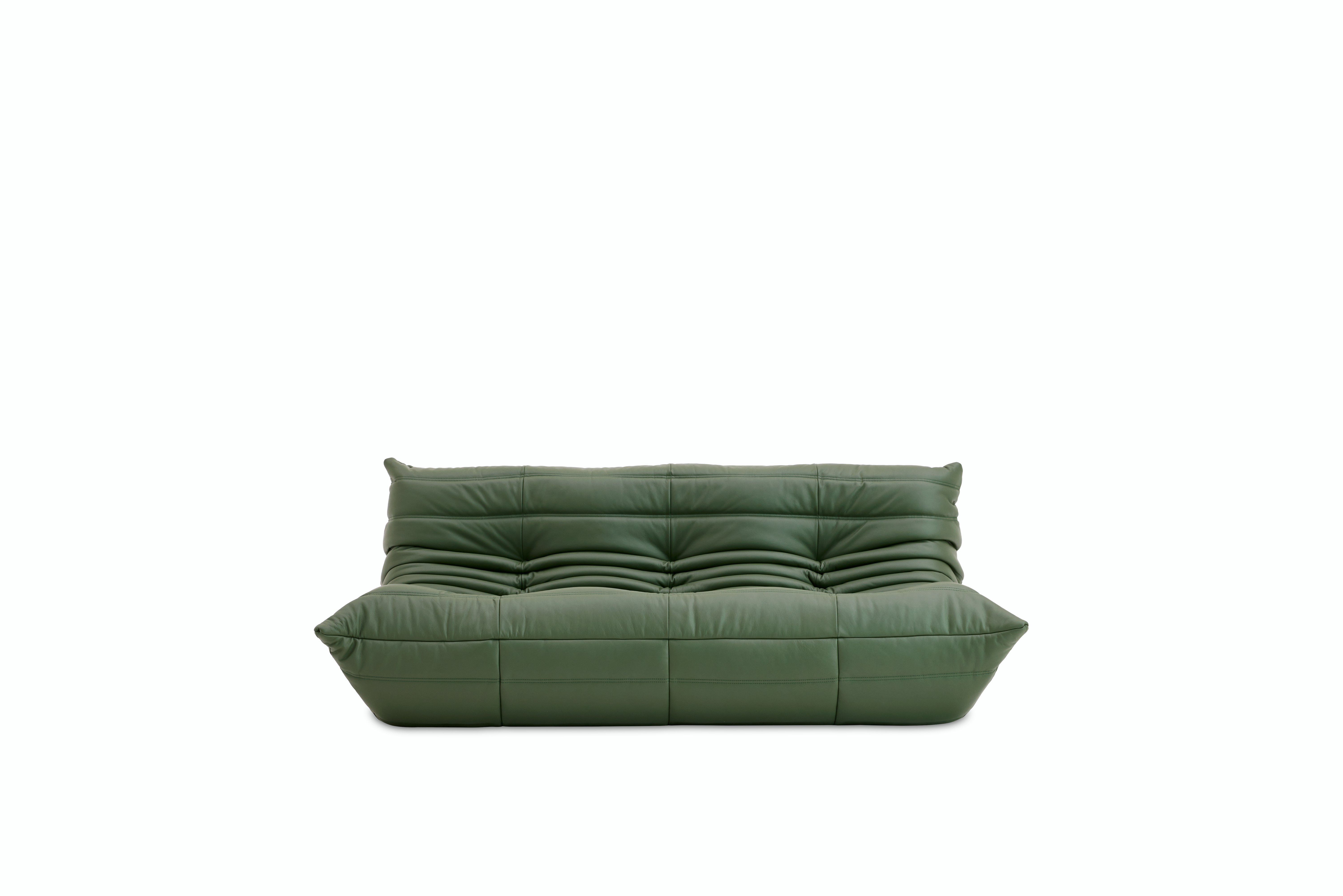TOGO Sofa - Opera Leather,  olive
