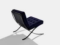 Barcelona Chair in Ultraviolet Velvet