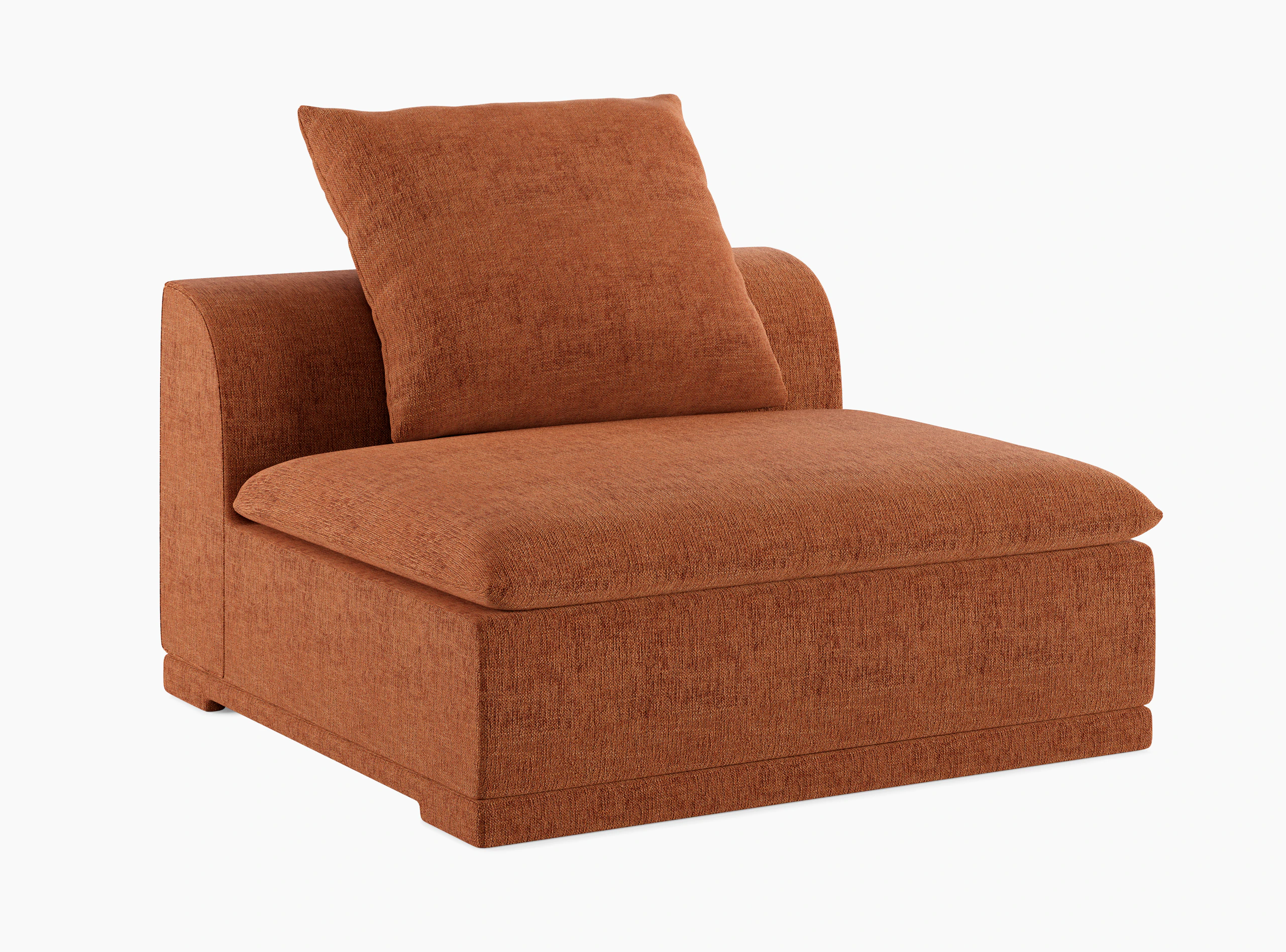 Atlason Composed Modular Sofa Center Connection Module - Crypton Robusta, Rattan