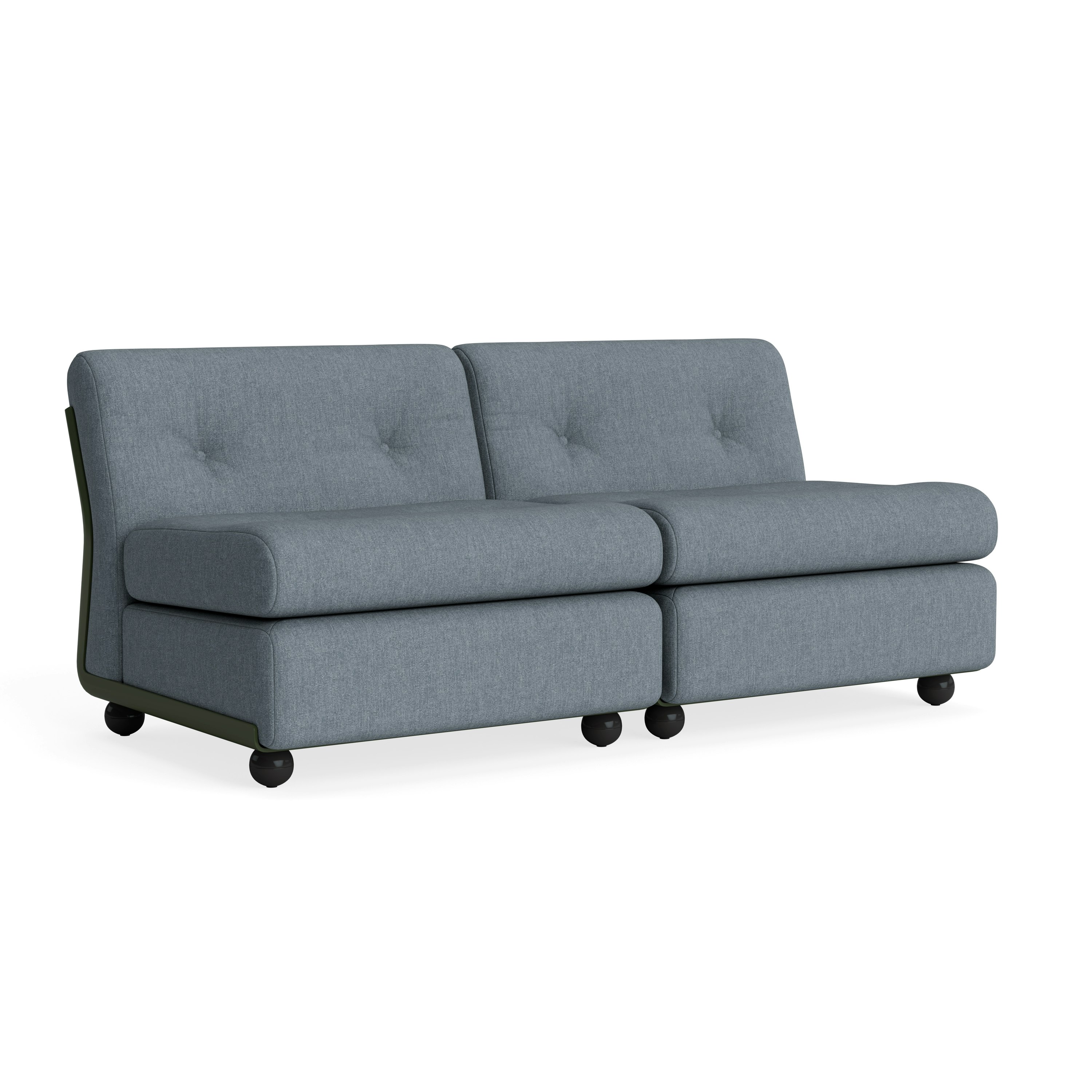 Amanta Sofa - Two Seater, Metaphor, Crossroad, Bottle Green