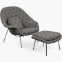 Womb Chair and Ottoman Womb Chair and Ottoman, Standard