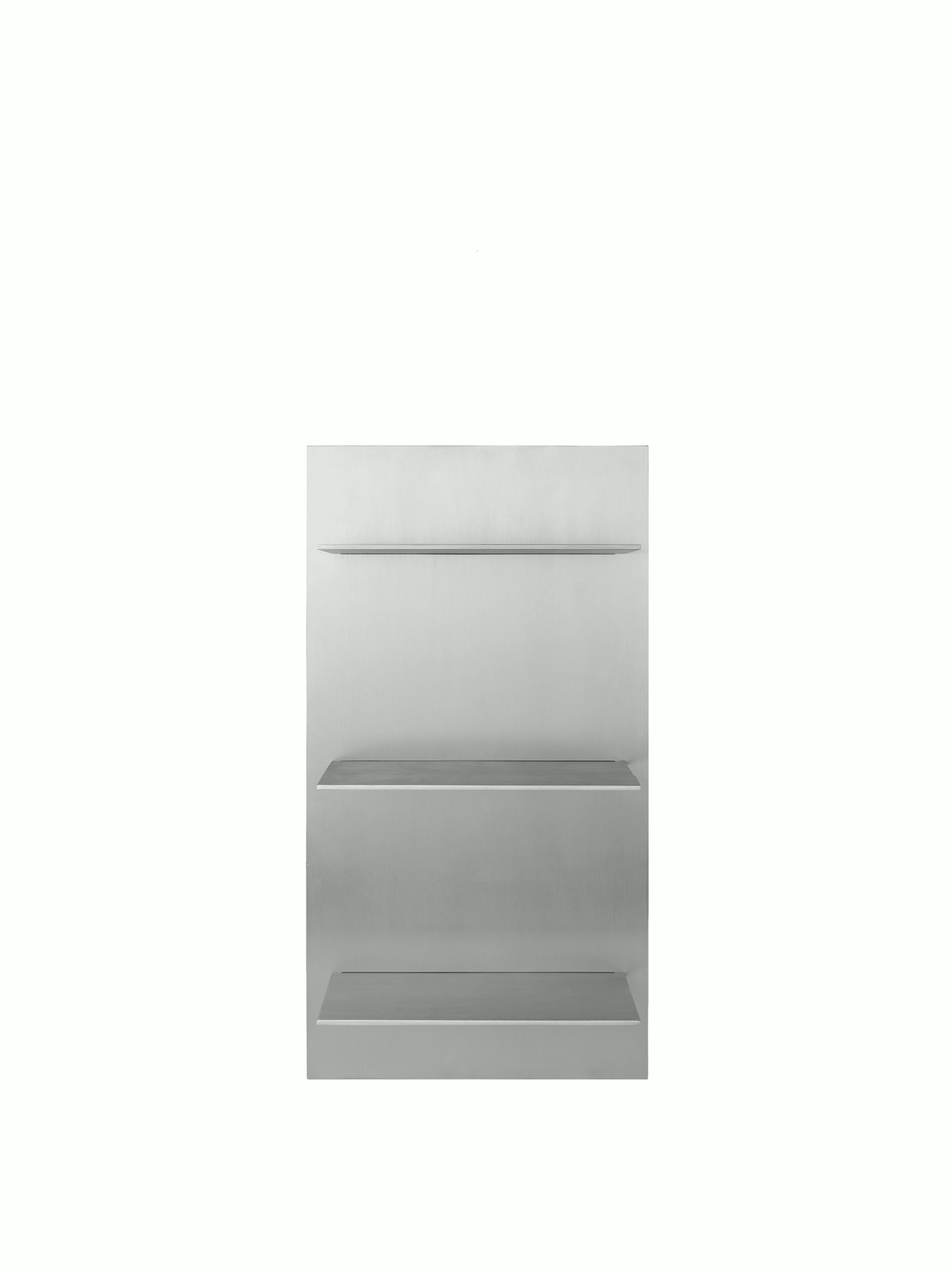 Lager Wall Shelf - Triple Small - Aluminium