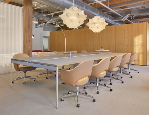 MillerKnoll Toronto Showroom with Saarinen Executive Arm Chair with Swivel Base and Antenna Table MillerKnoll Toronto Showroom Saarinen Executive Arm Chair Swivel Base Antenna Table