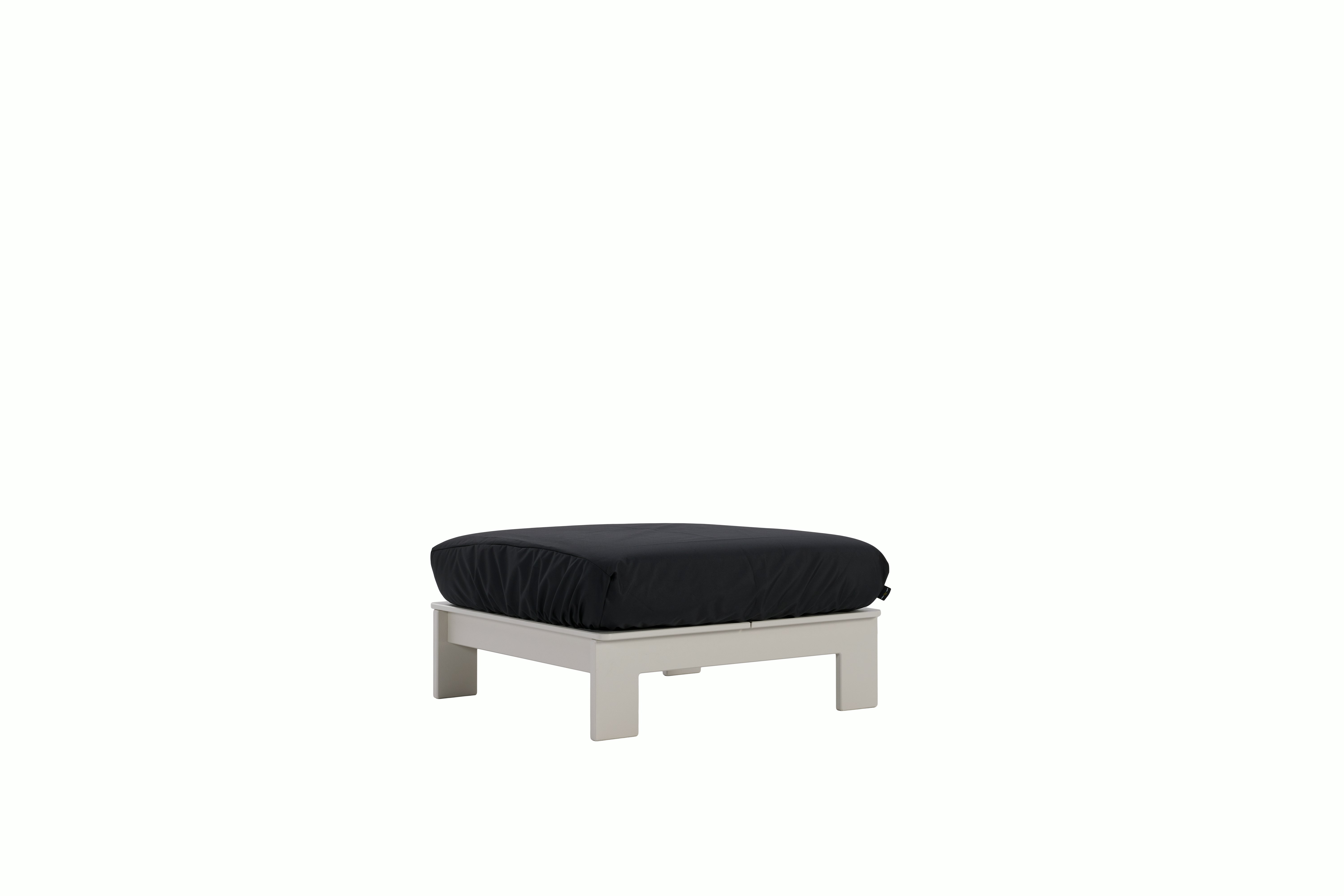 Pepin Outdoor Ottoman Cover - black