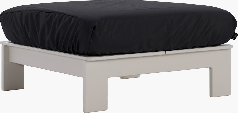 Pepin Outdoor Ottoman Cover - black