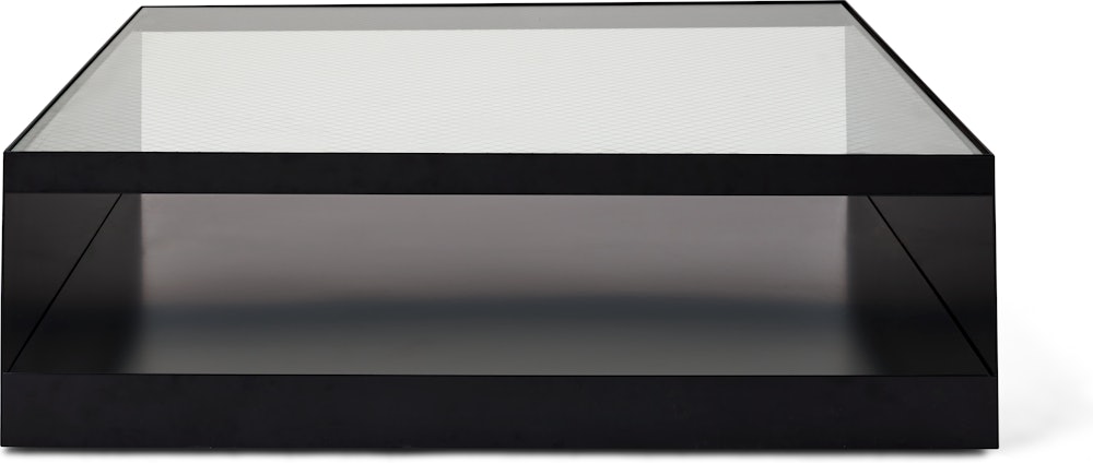 D Urso Occasional Tables - large,  black,  wired glass