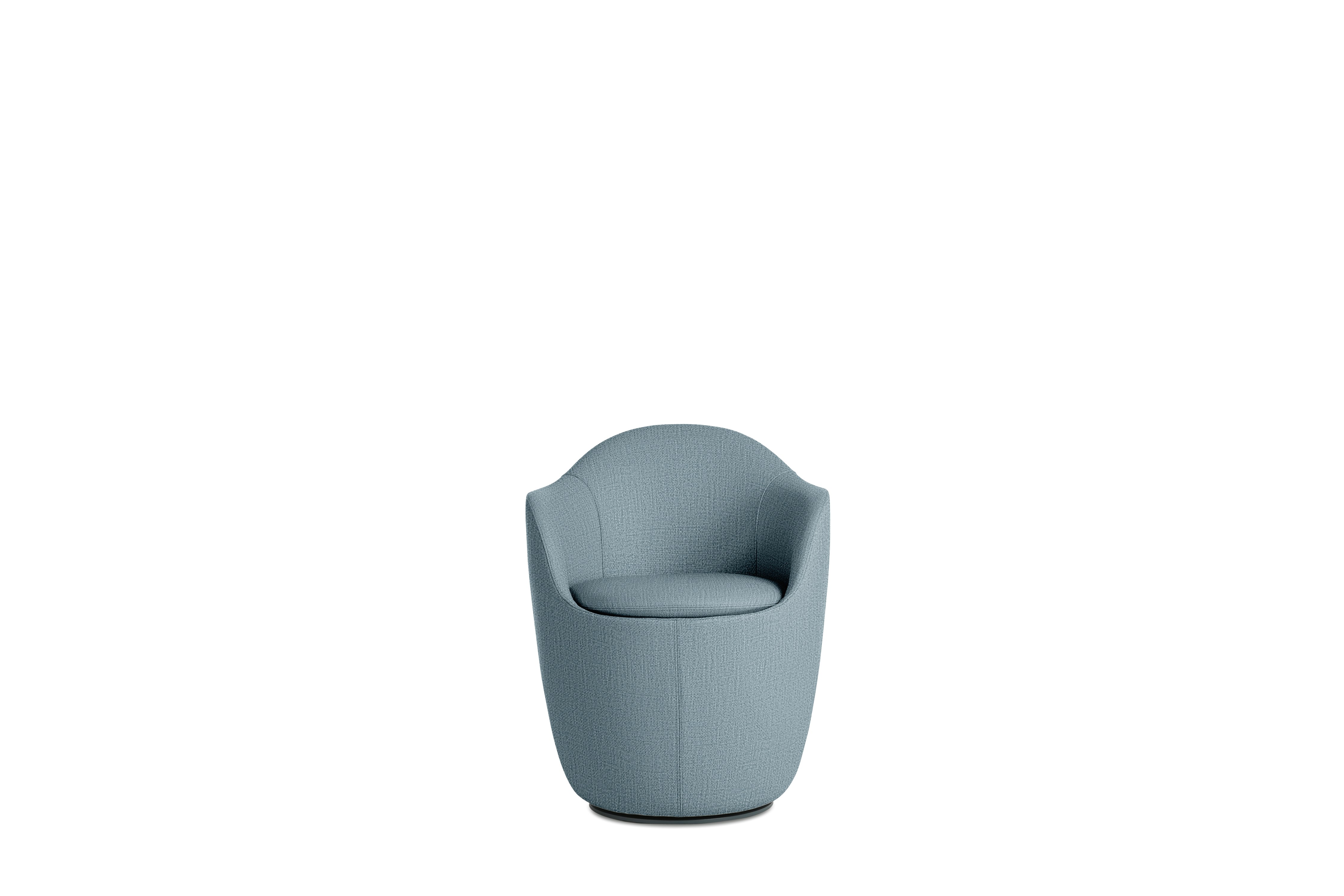 Lina Dining Chair - Armchair, Crypton Robusta, Cloud