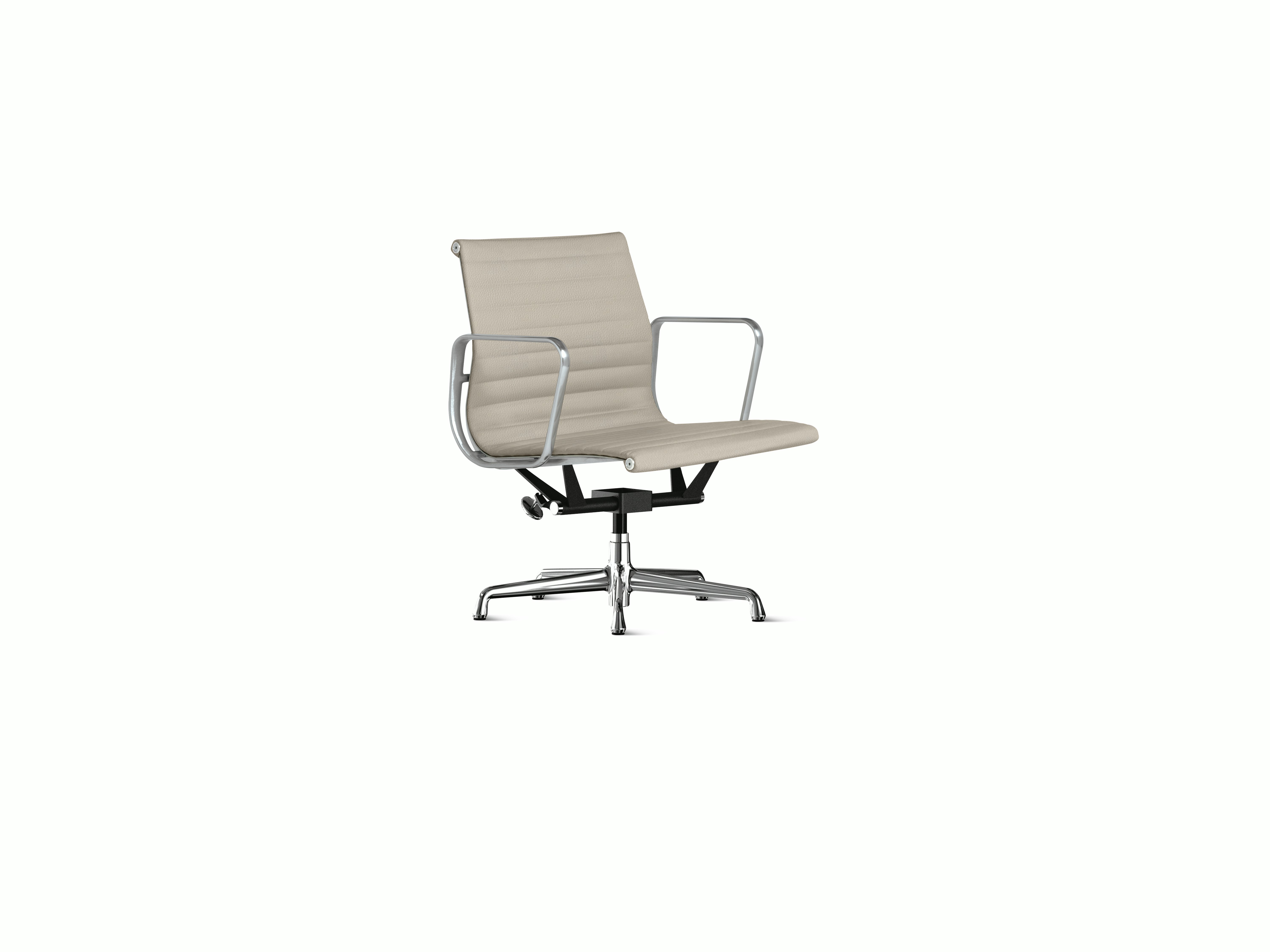 Eames Aluminum Group Chair - Management Height,  Manual Lift
