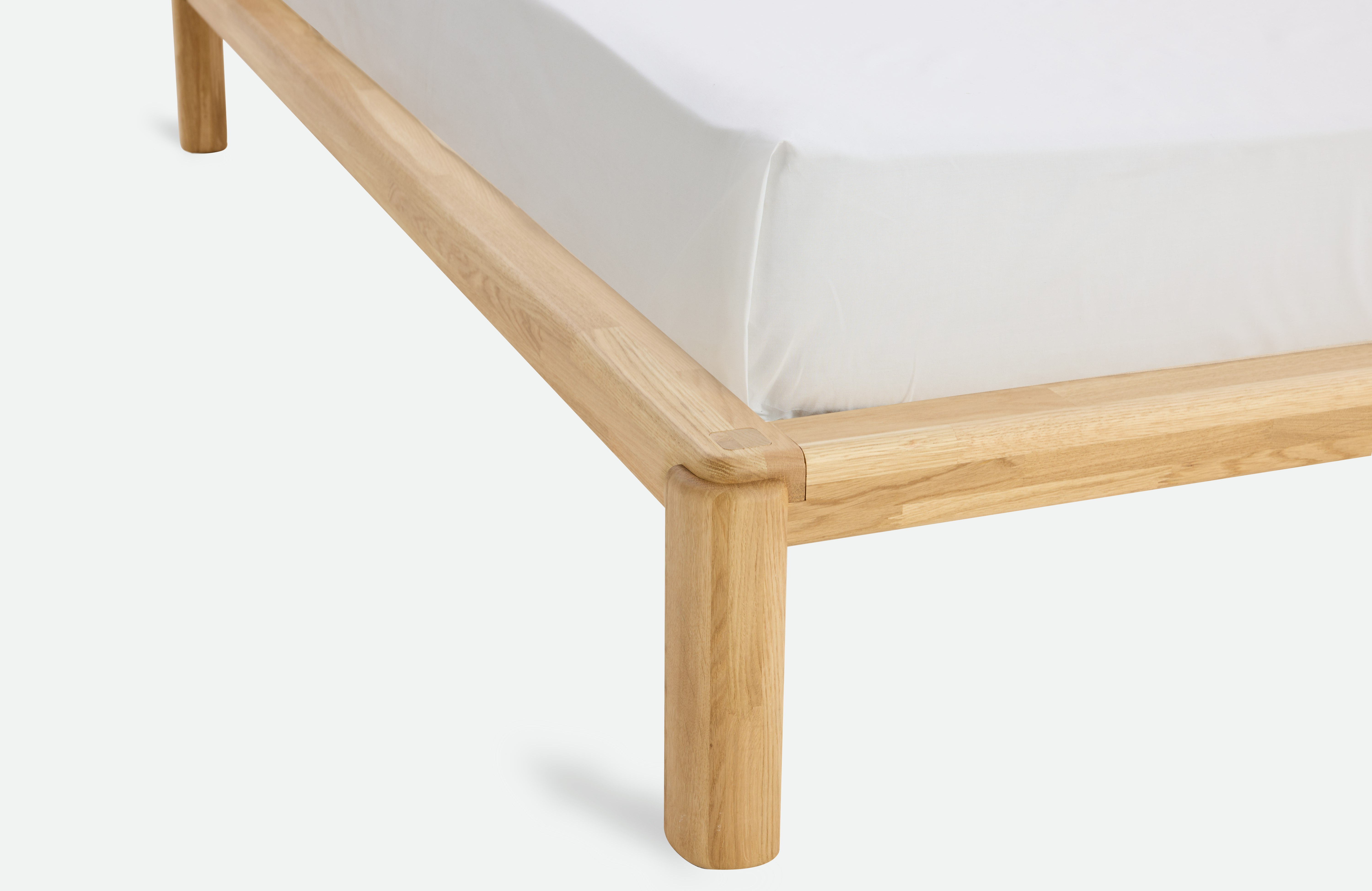 Sumu Bed,  oak,  headboard,  queen