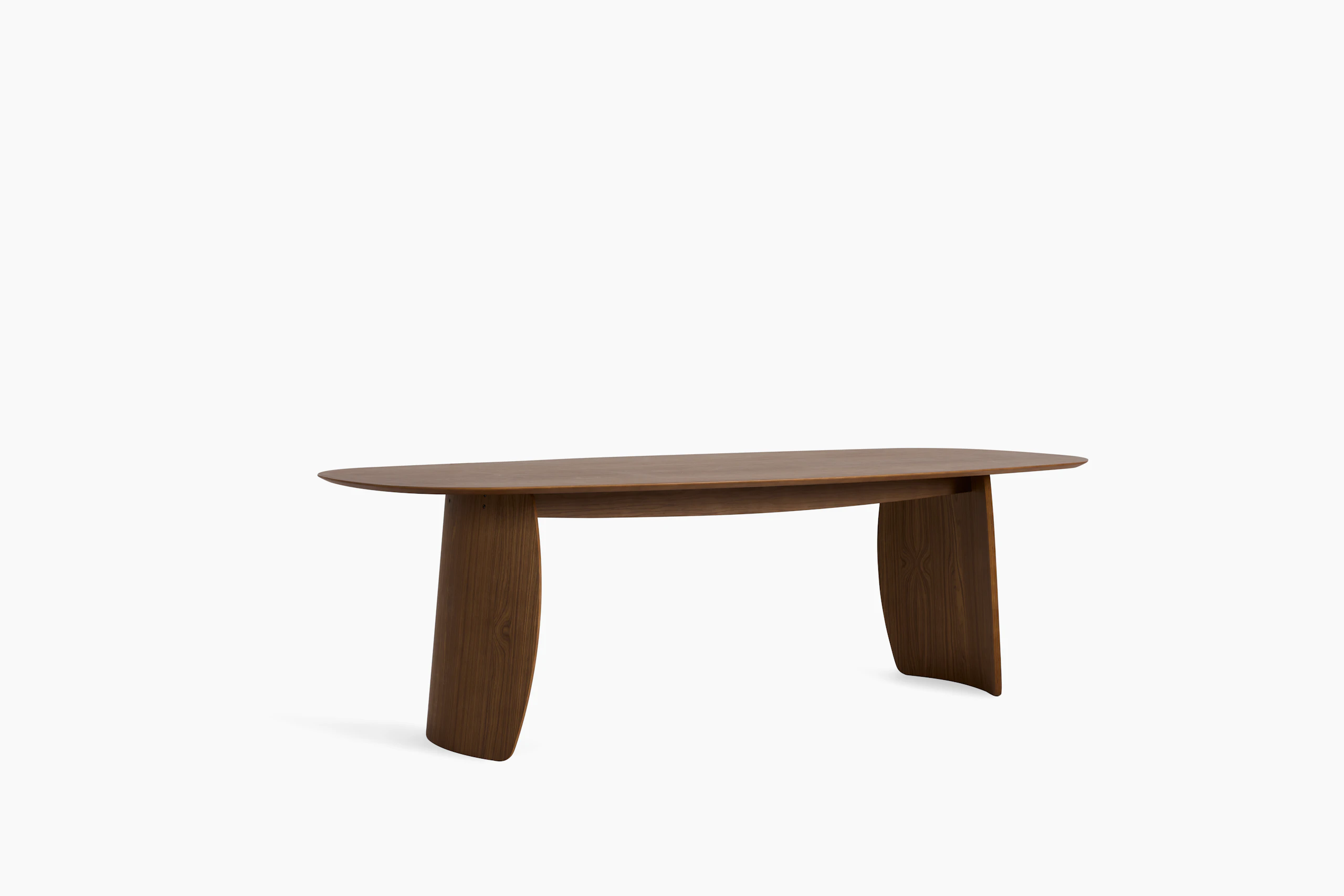 Lorea Dining Table - walnut, oval