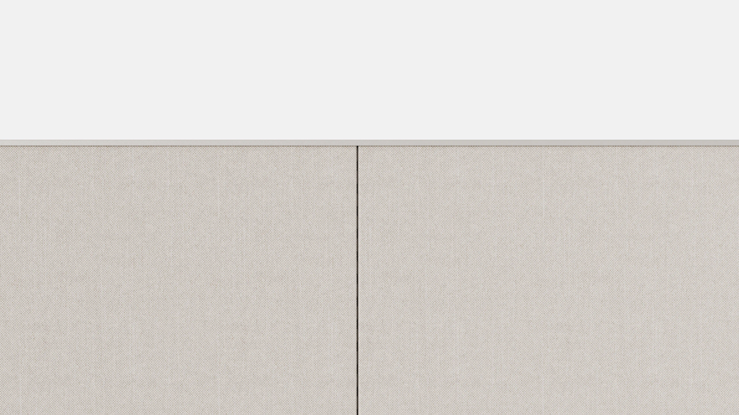 Detail rendering of two system panels joining together parallel to one another.