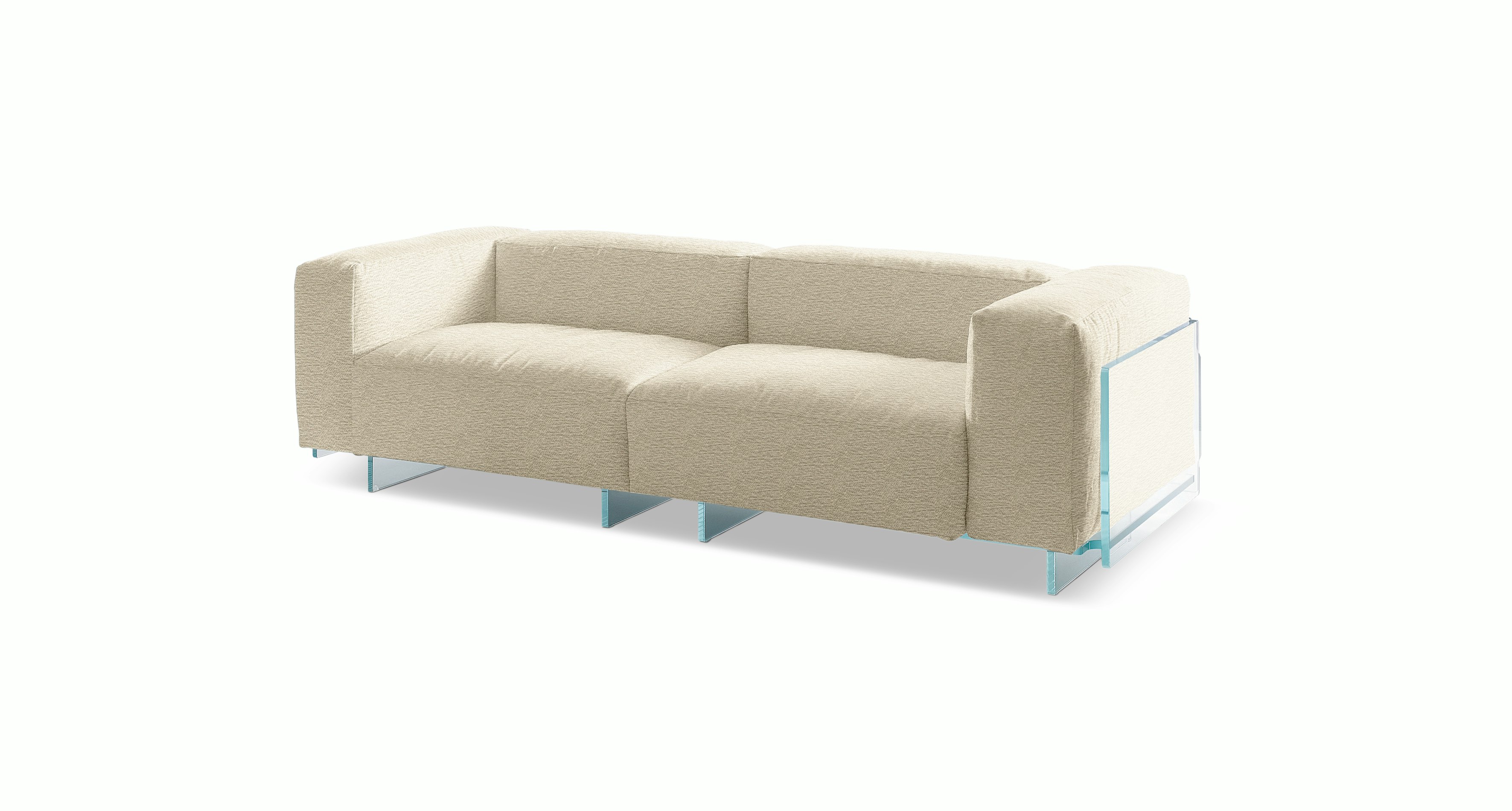 Crystal Lounge Sofa, Two Seater