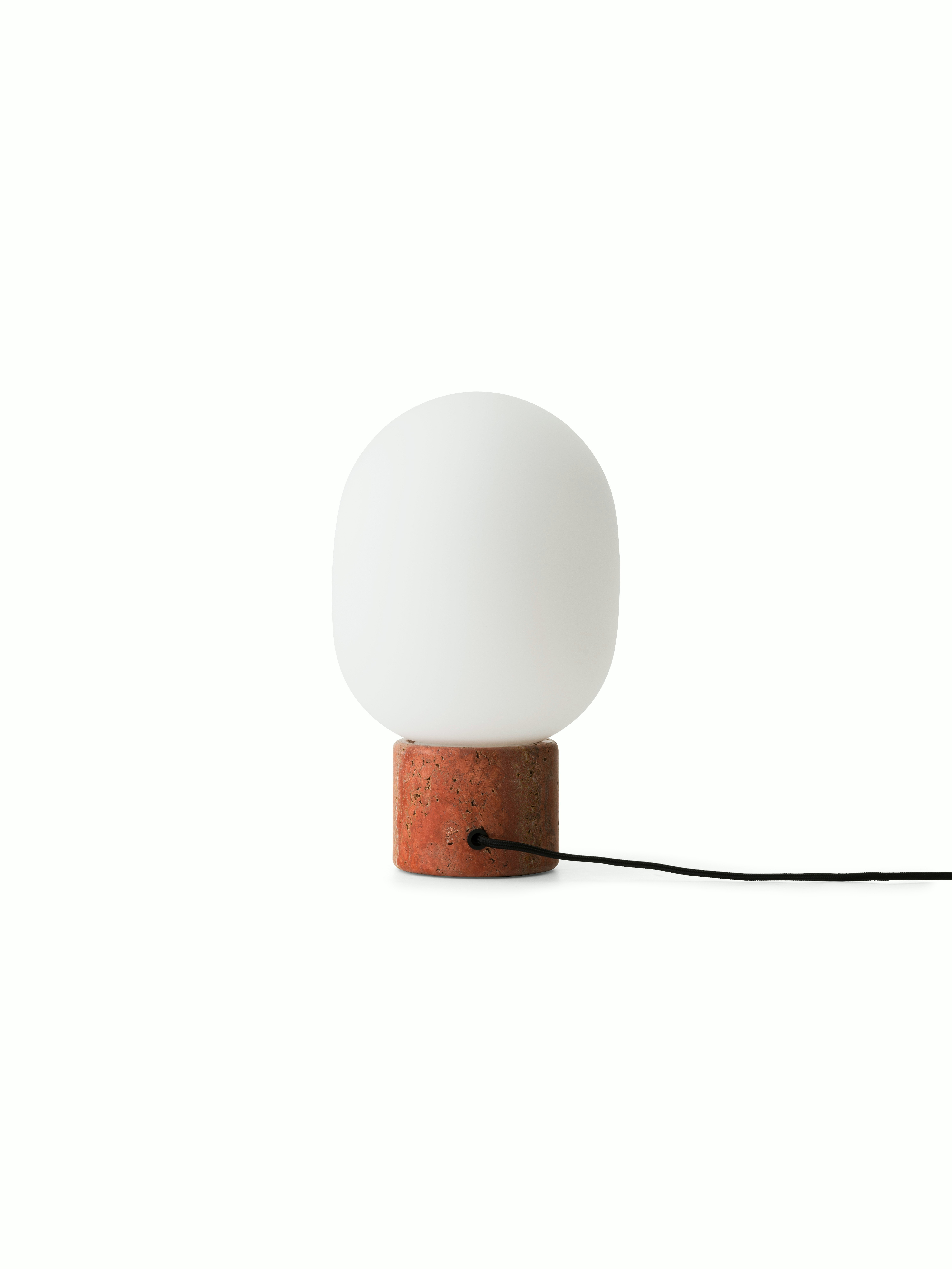 JWDA Table Lamp - Red Travertine