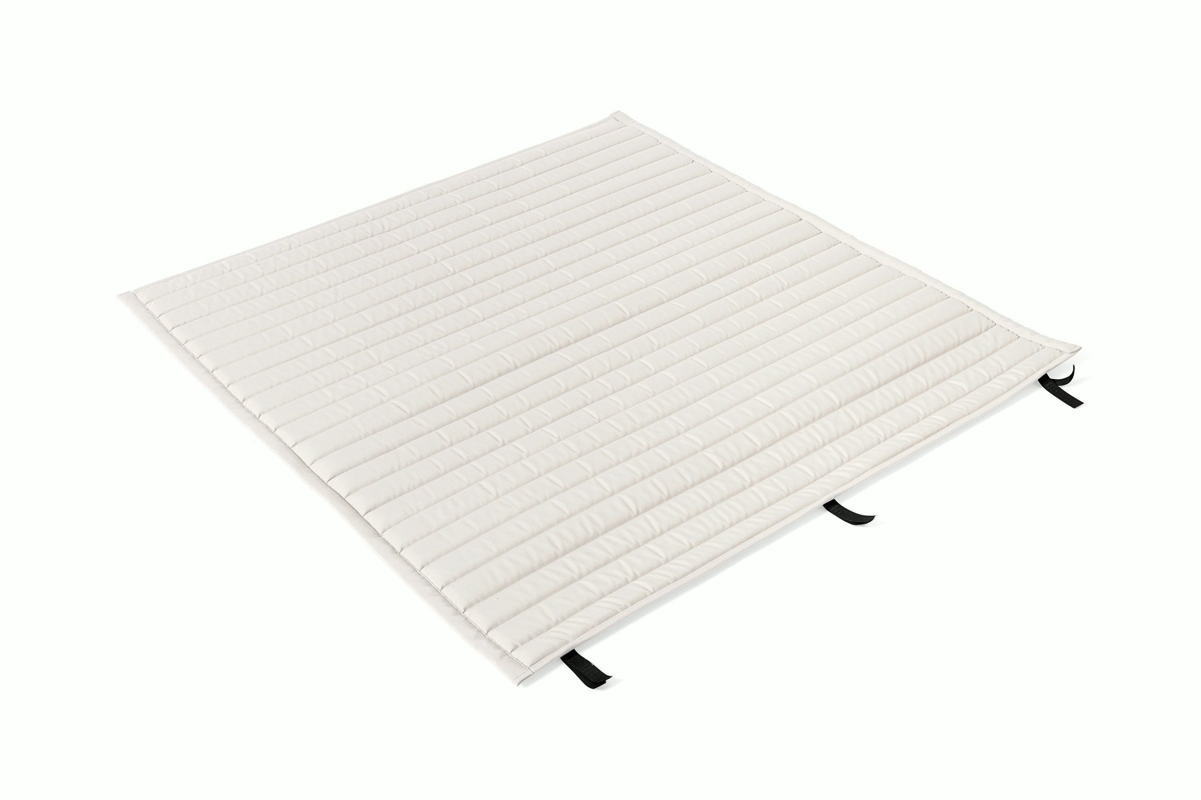 Palissade Dining Bench Cushion - Quilted, Cream White