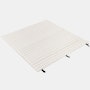 Palissade Dining Bench Cushion - Quilted, Cream White