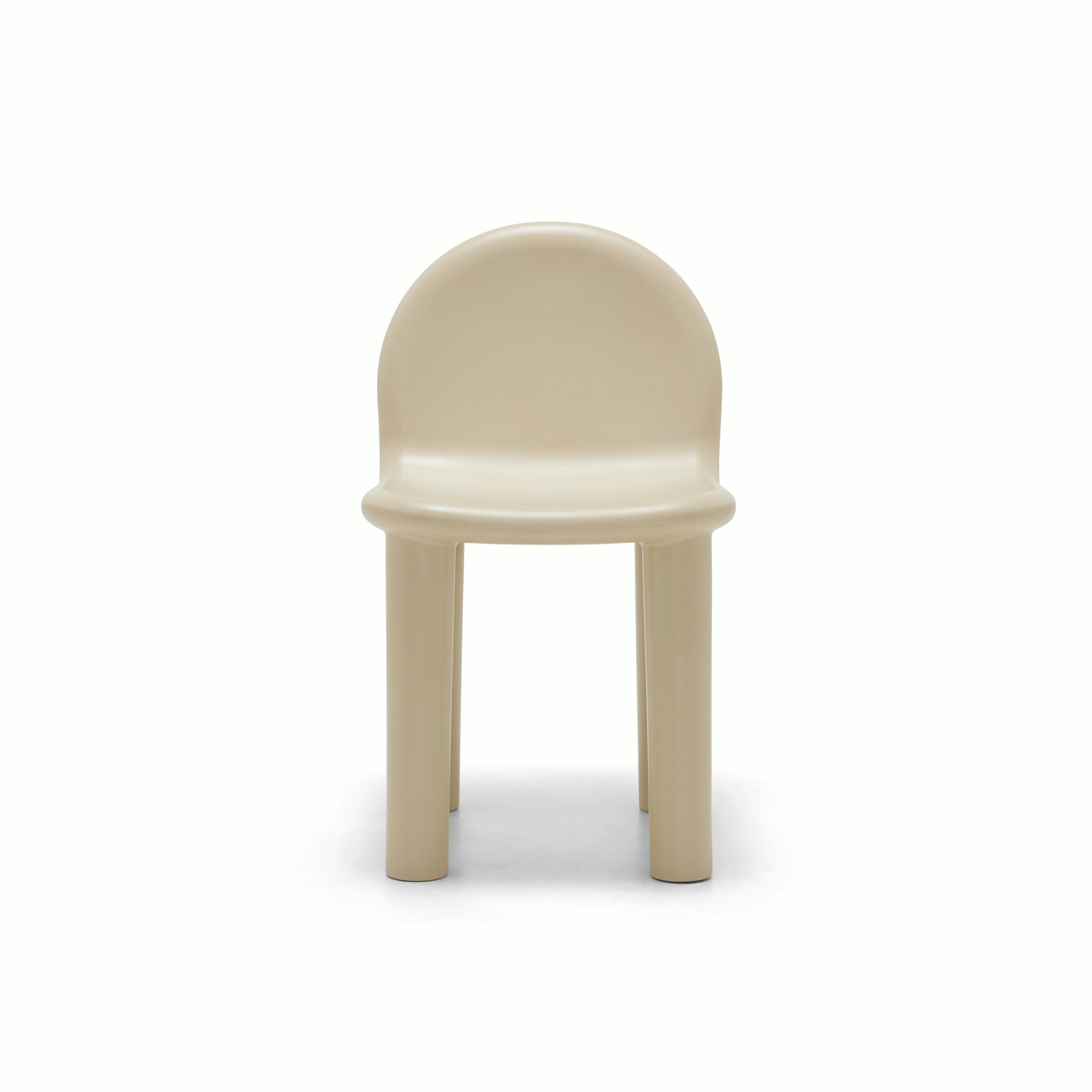 Arch Outdoor Dining Chair in Pebble