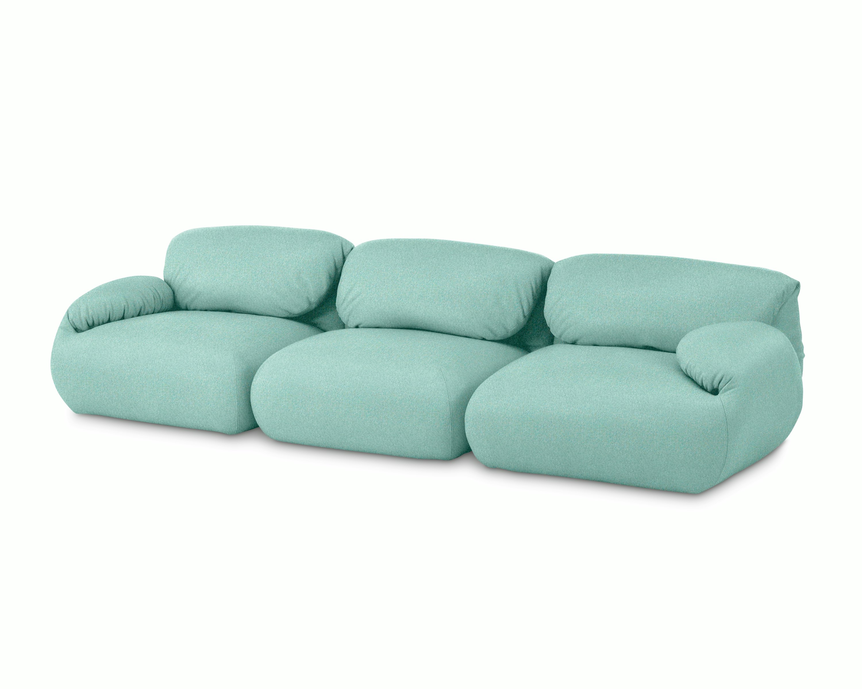 Luva Modular Sofa, Three Seater