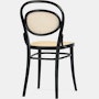 22 Side Chair - Black, Cane