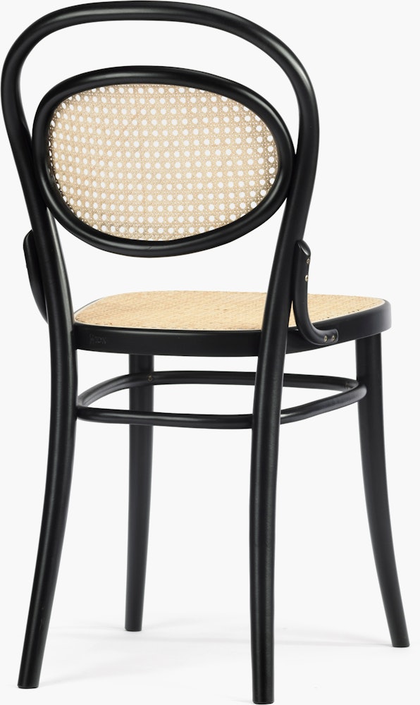 22 Side Chair - Black, Cane