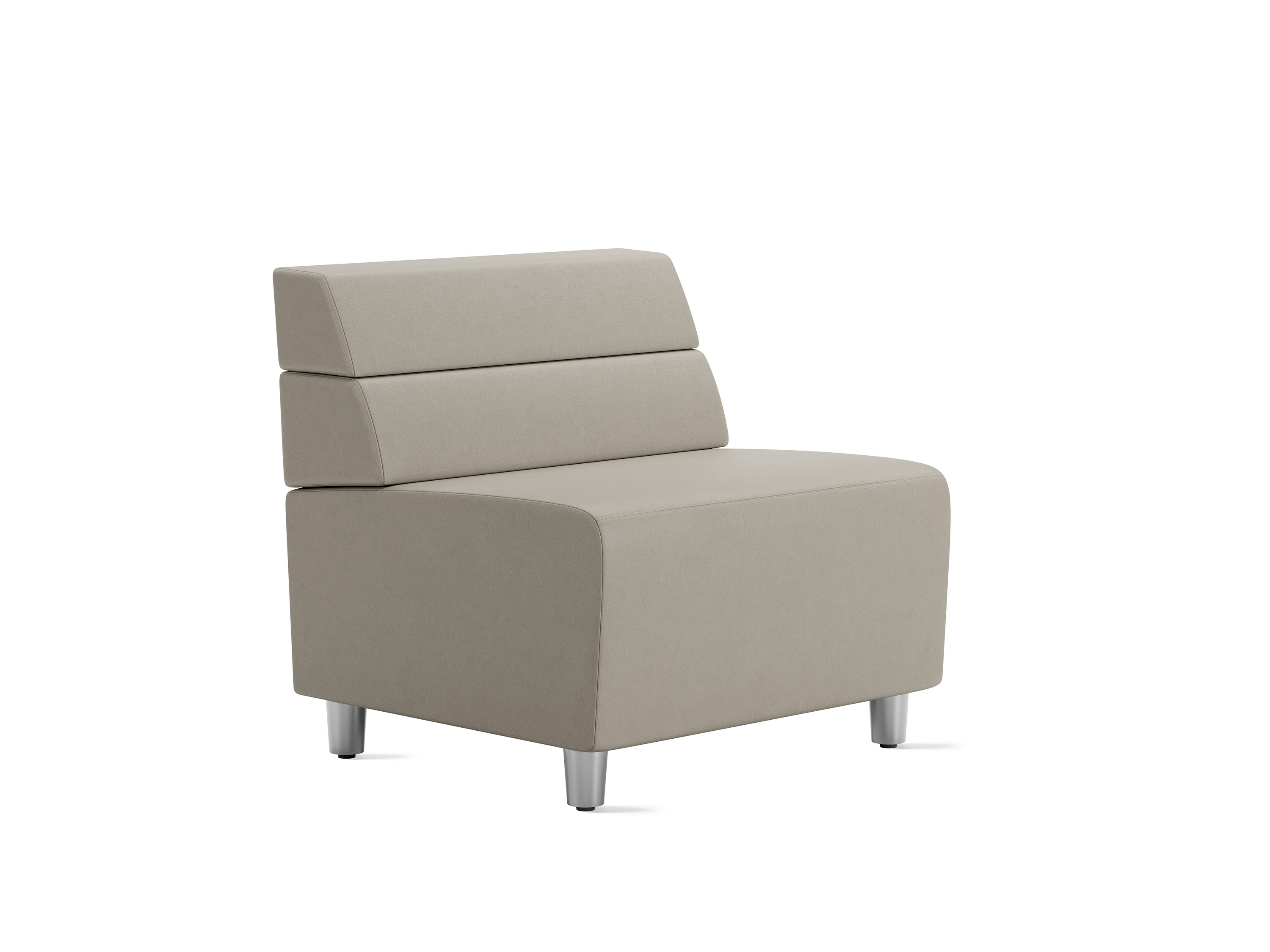 Steps Lounge System, straight, grey