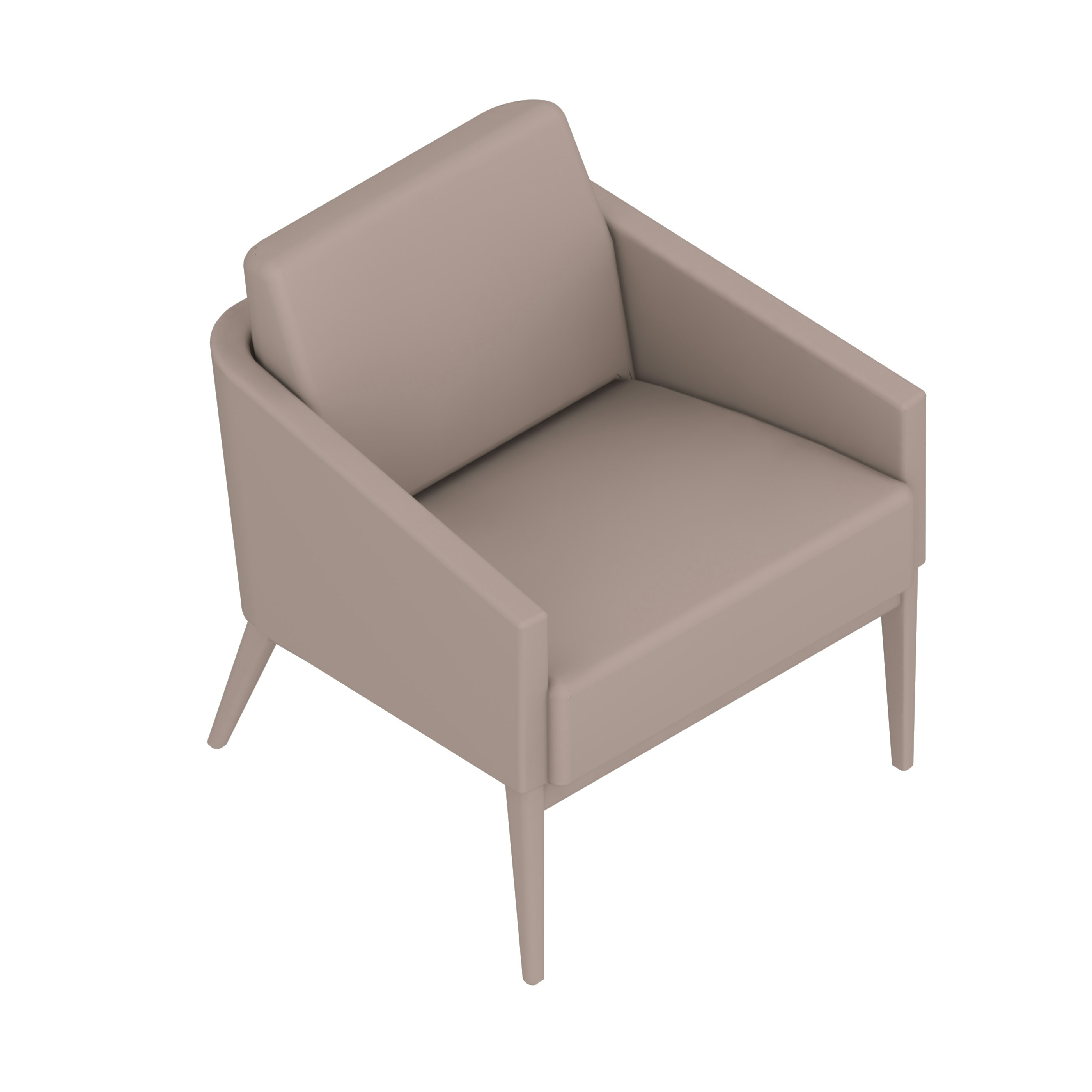 A generic rendering - Nemschoff Palisade Lounge Chair | Closed Arm