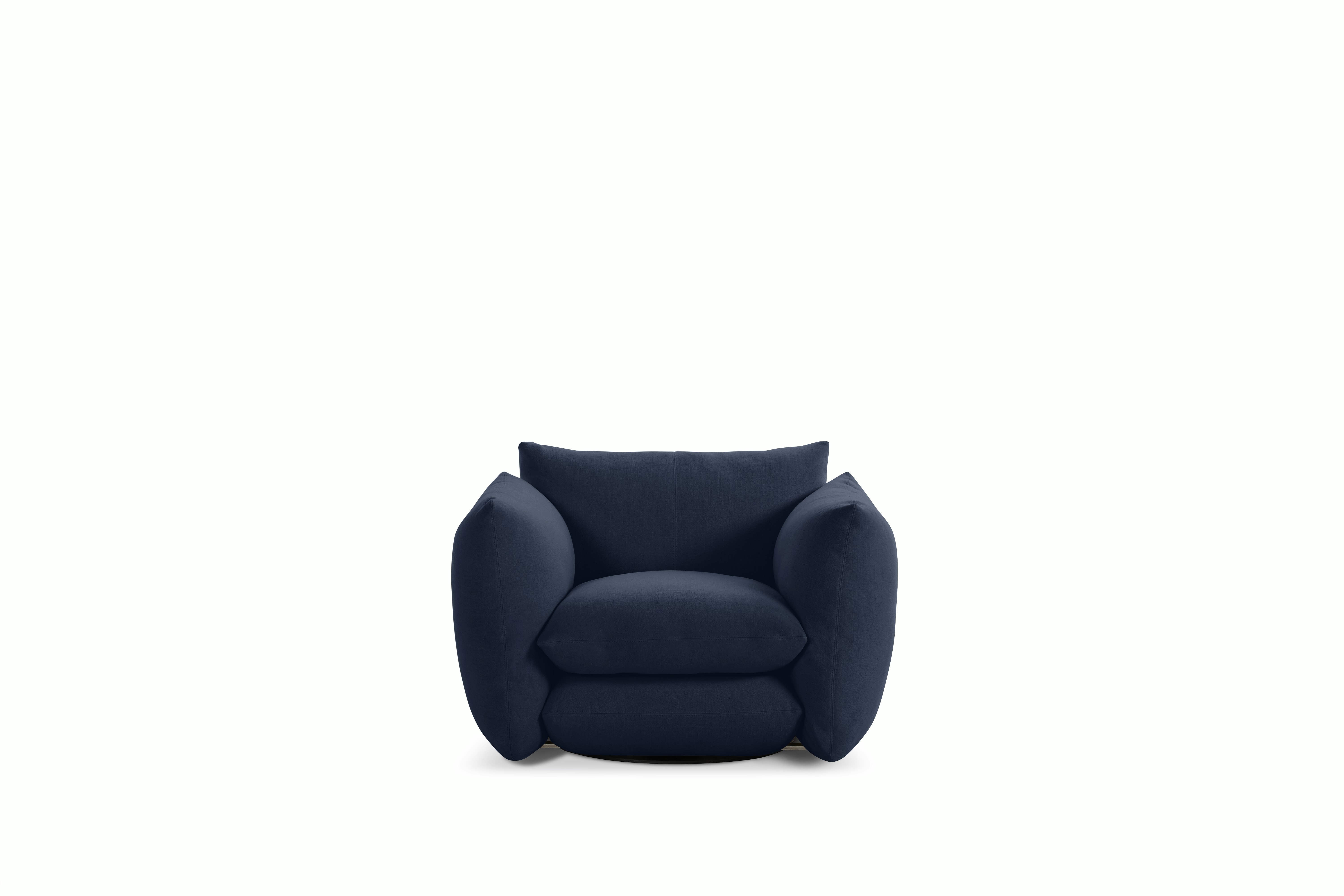 Perron Pillo Lounge Chair - Swivel or Fixed,  Haven,  Midnight