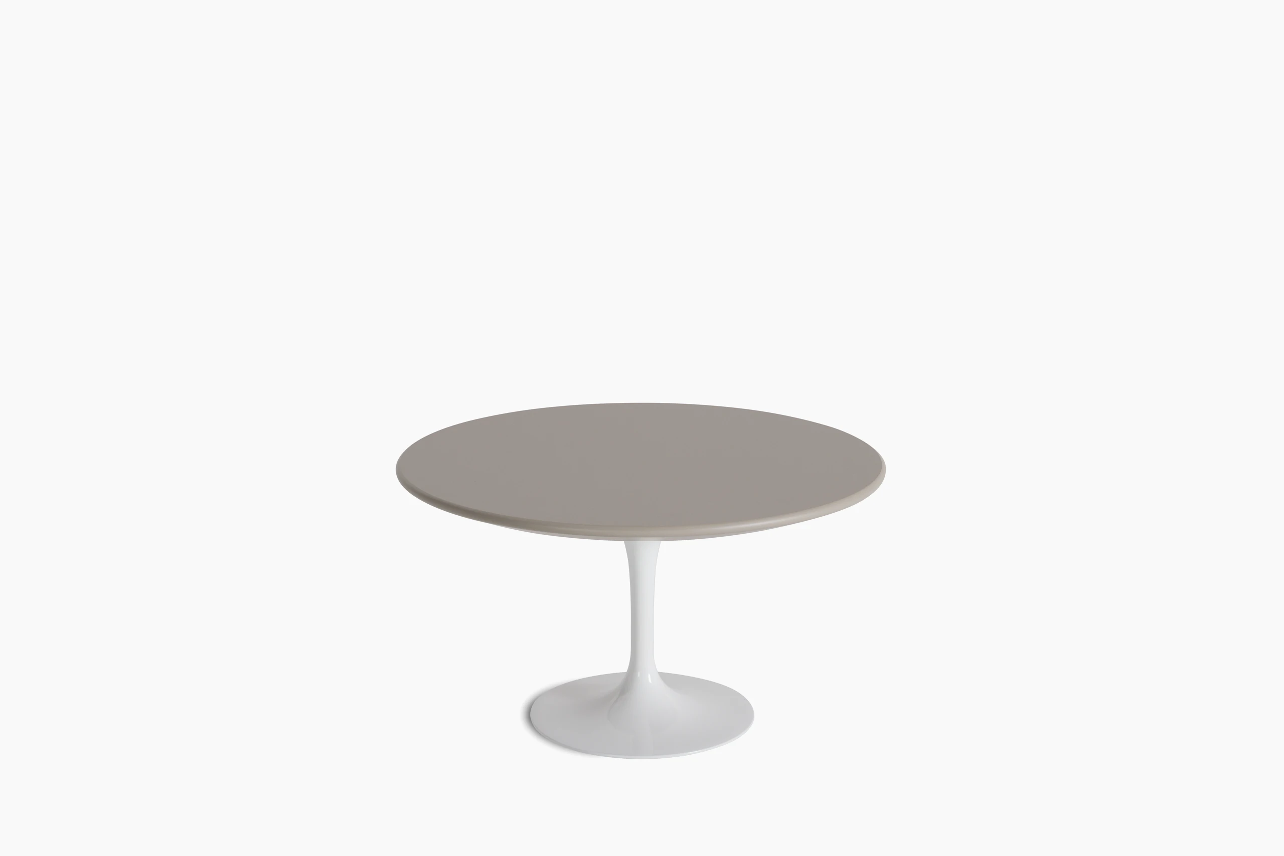 Saarinen Coffee Table - 35 Inch, Round, Laminate, Modern Clay, White Base