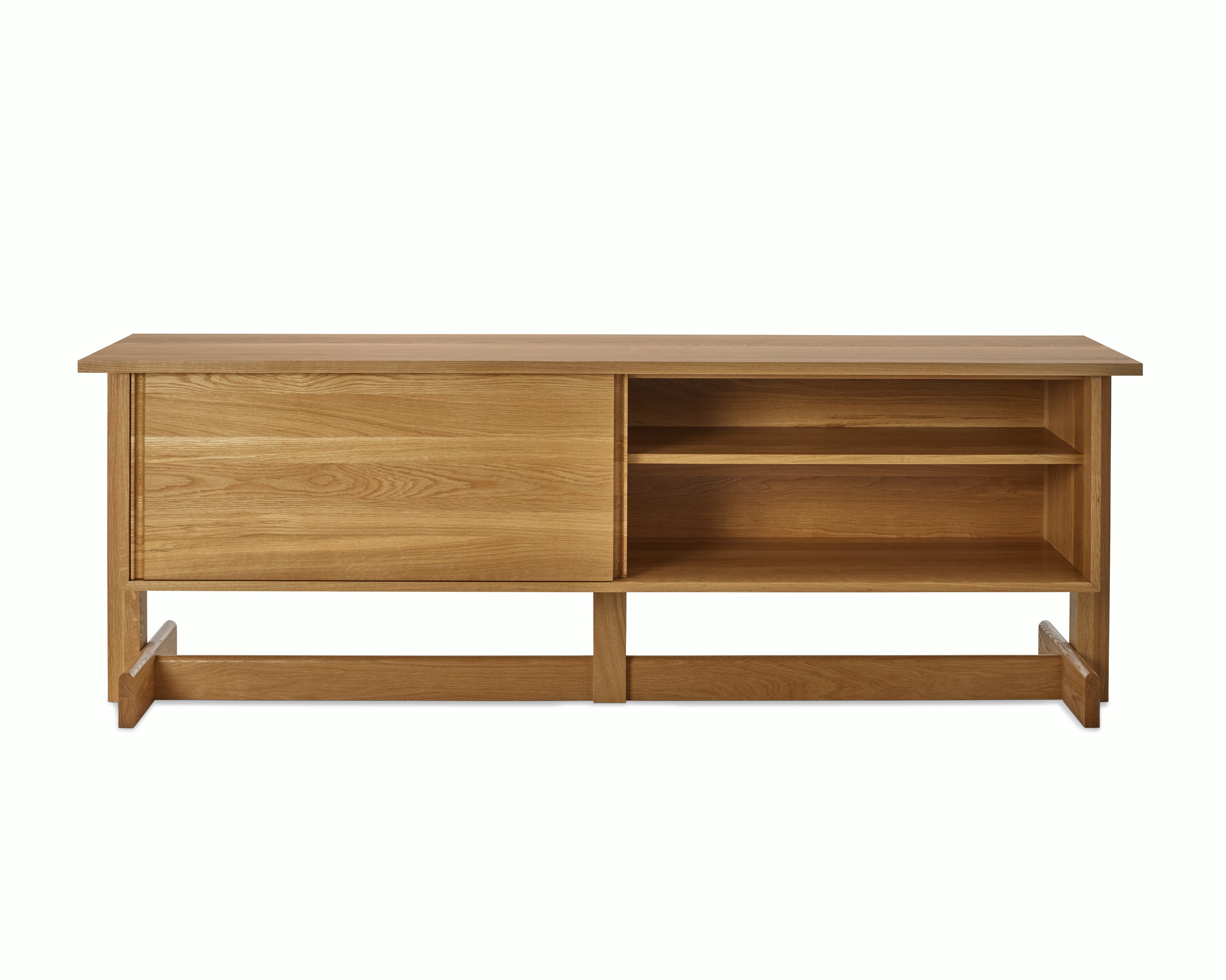 Land Storage, Credenza 85", Oak